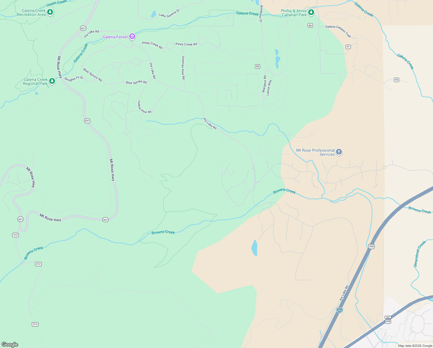 map of restaurants, bars, coffee shops, grocery stores, and more near 34 Bennington Court in Reno