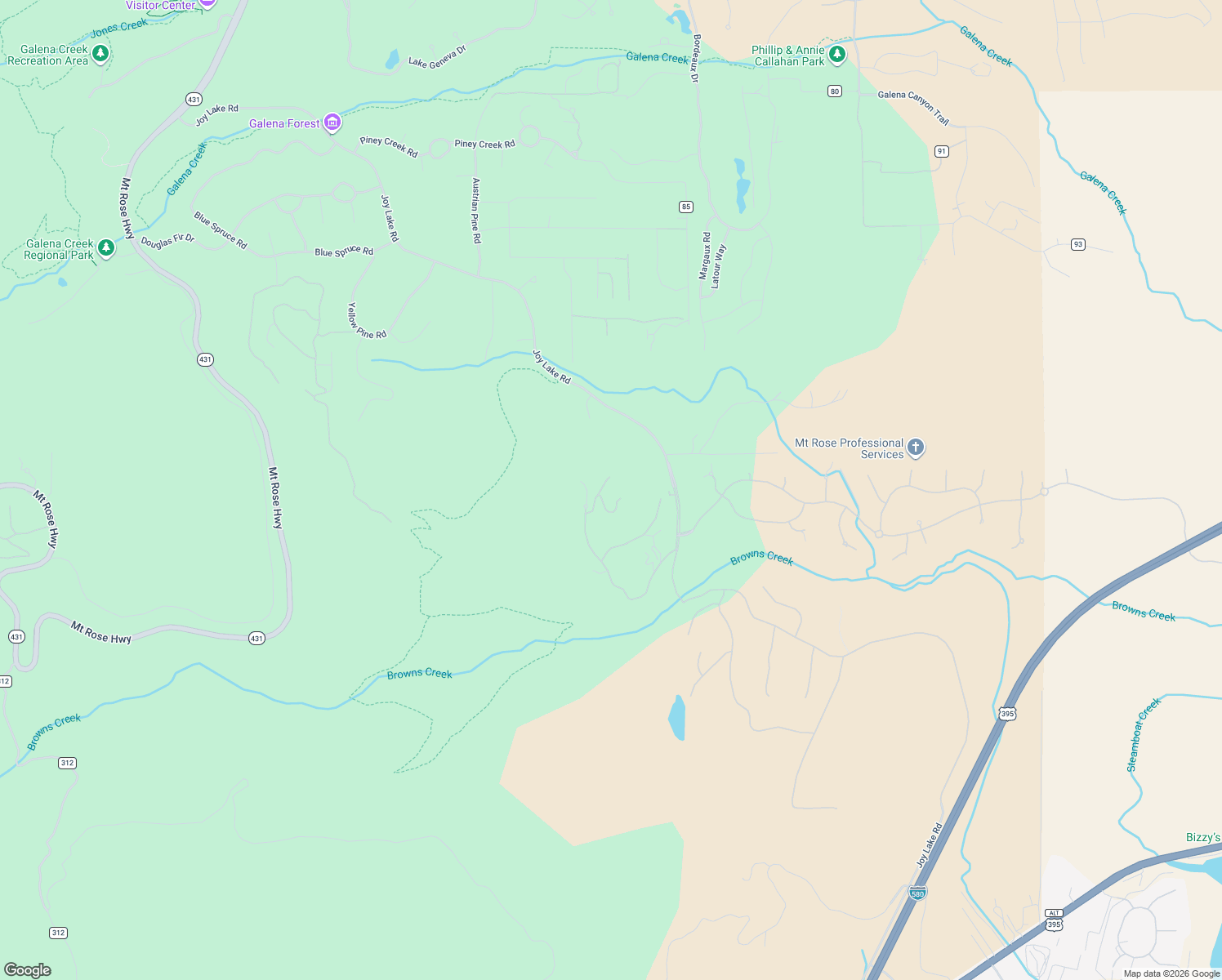 map of restaurants, bars, coffee shops, grocery stores, and more near 29 Bennington Court in Reno