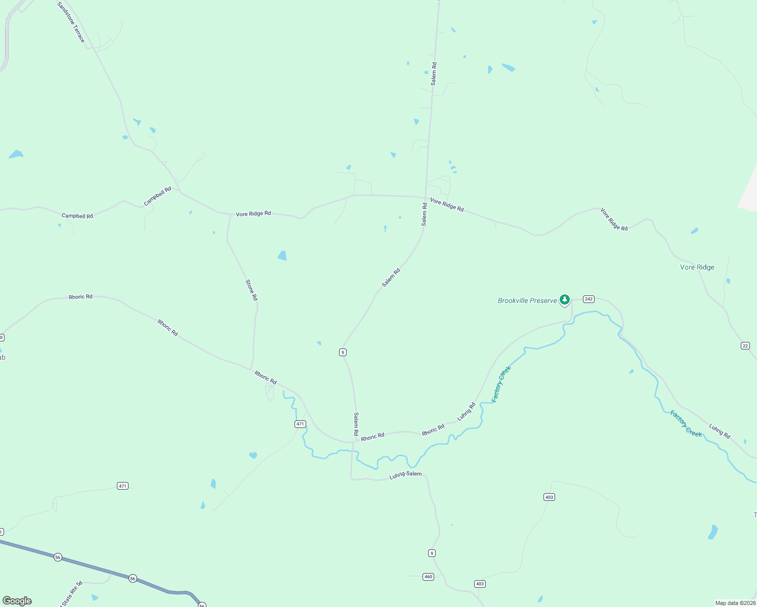 map of restaurants, bars, coffee shops, grocery stores, and more near 9806 Salem Road in Athens