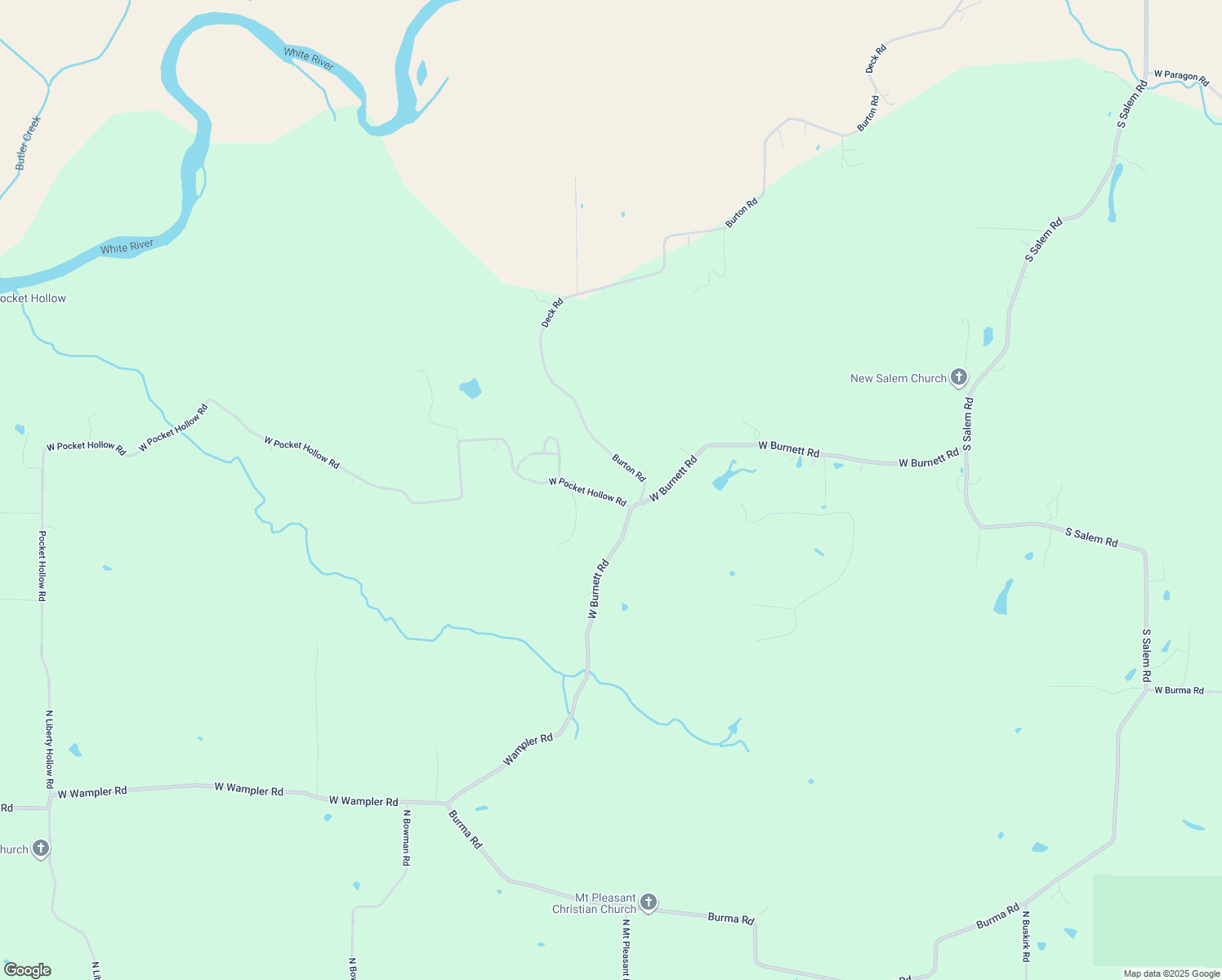 map of restaurants, bars, coffee shops, grocery stores, and more near 8166 West Pocket Hollow Road in Gosport