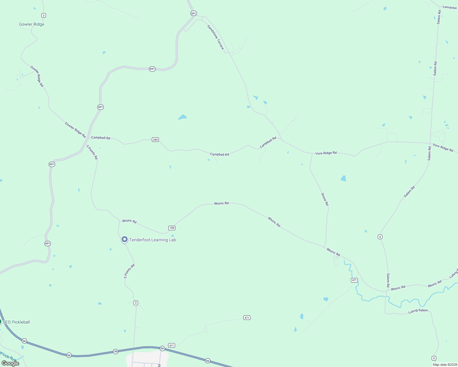 map of restaurants, bars, coffee shops, grocery stores, and more near 4624 Rhoric Road in Athens