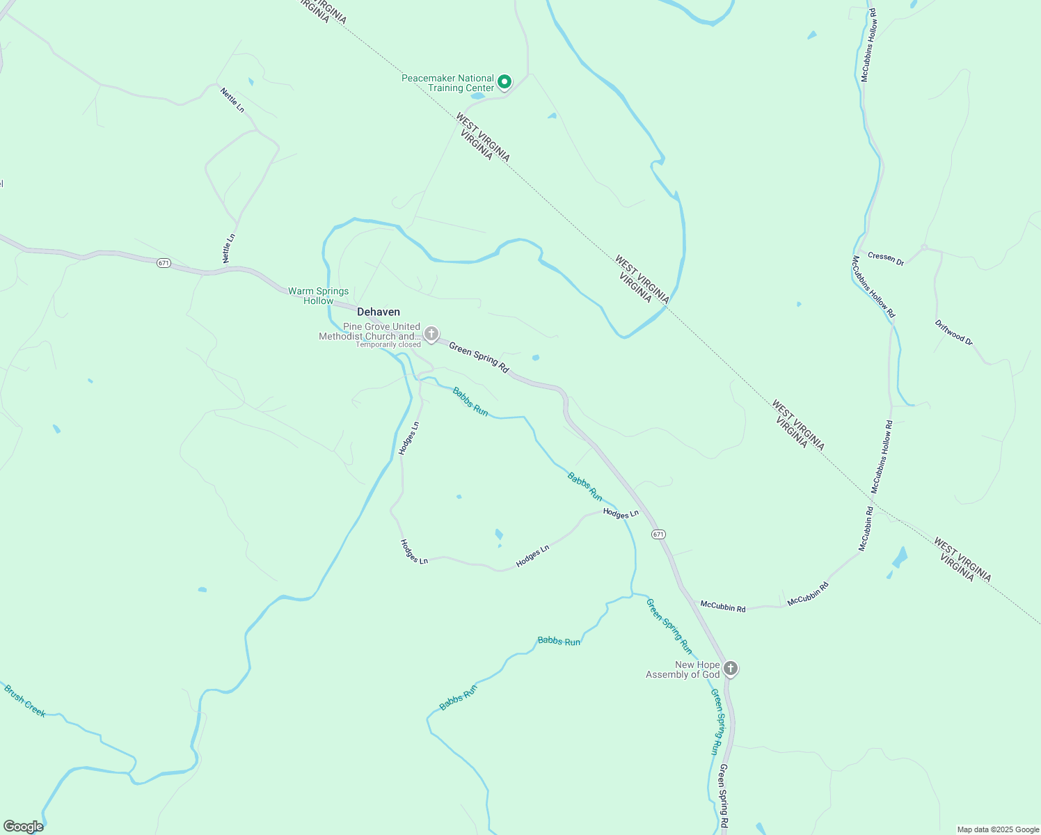 map of restaurants, bars, coffee shops, grocery stores, and more near 2601 Green Spring Road in Winchester