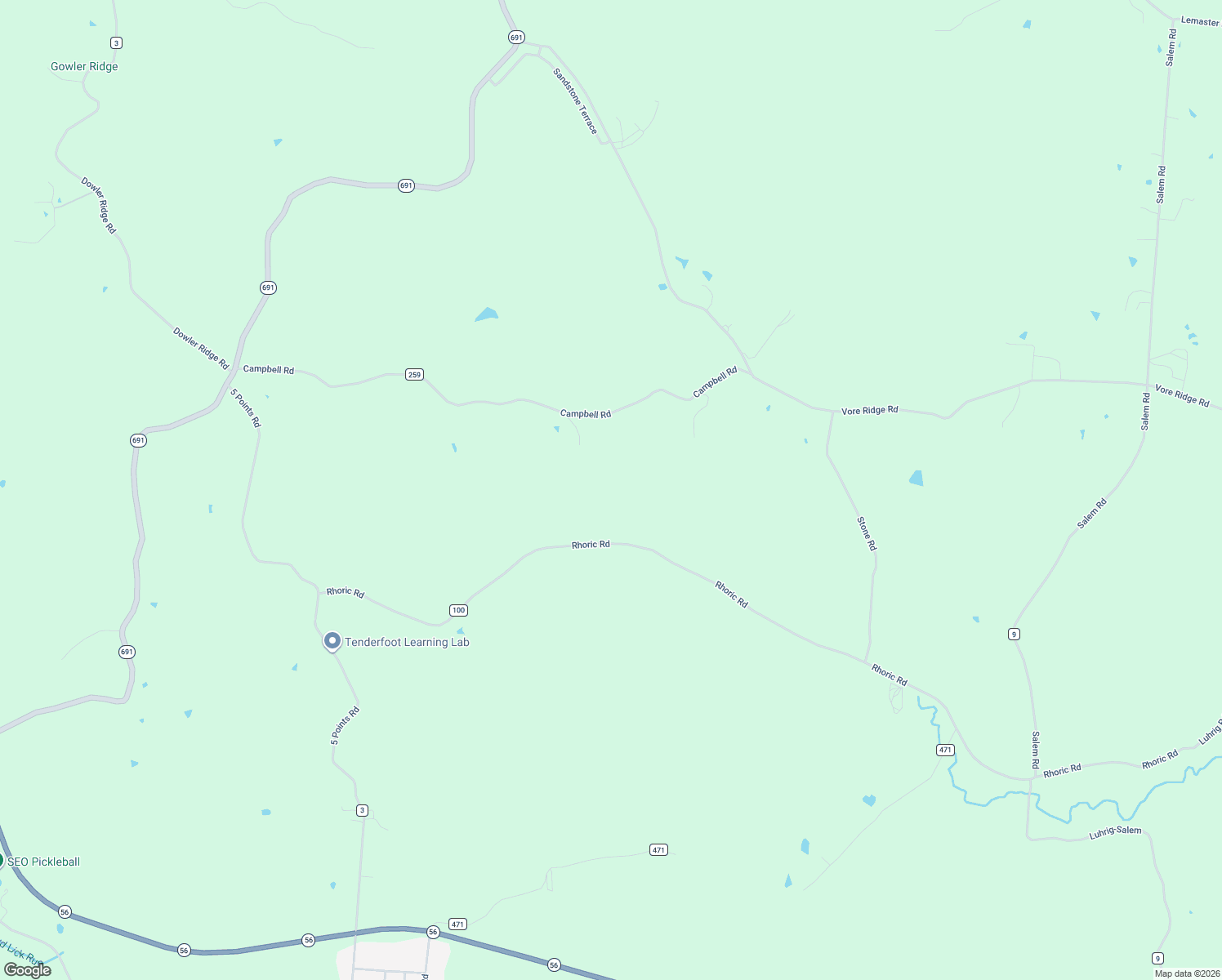 map of restaurants, bars, coffee shops, grocery stores, and more near 4624 Rhoric Road in Athens