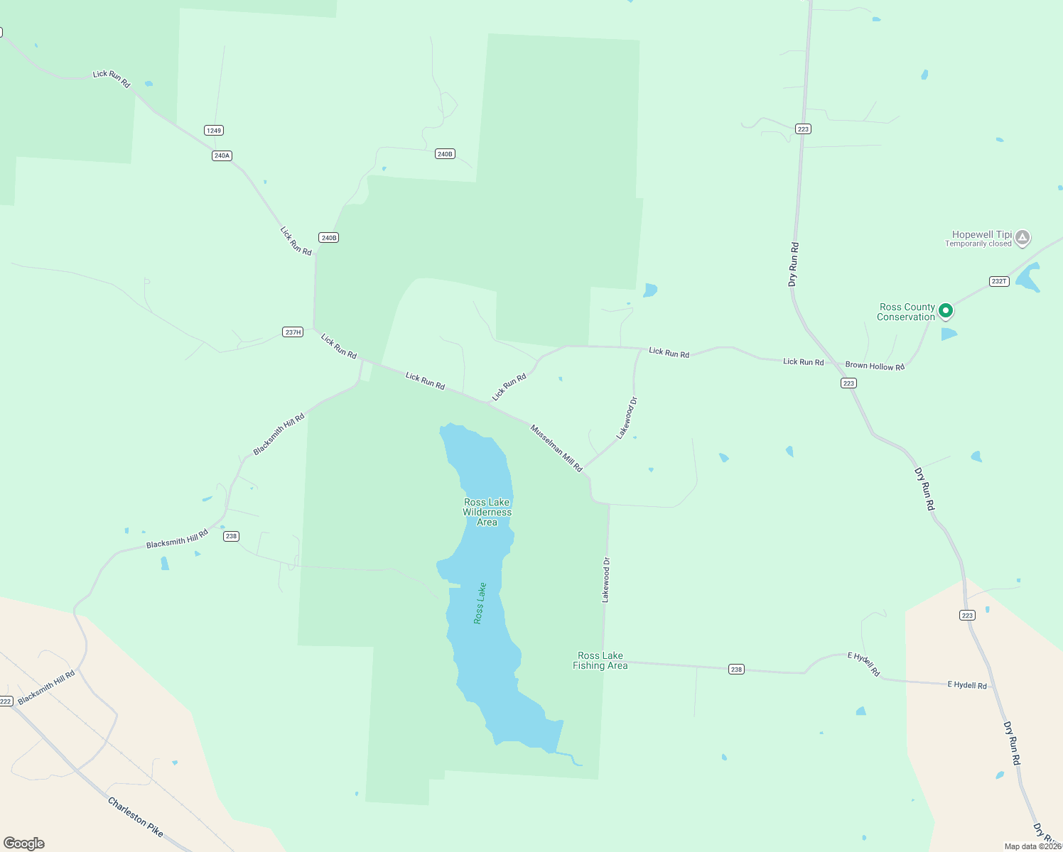 map of restaurants, bars, coffee shops, grocery stores, and more near 169 Musselman Mill Road in Chillicothe
