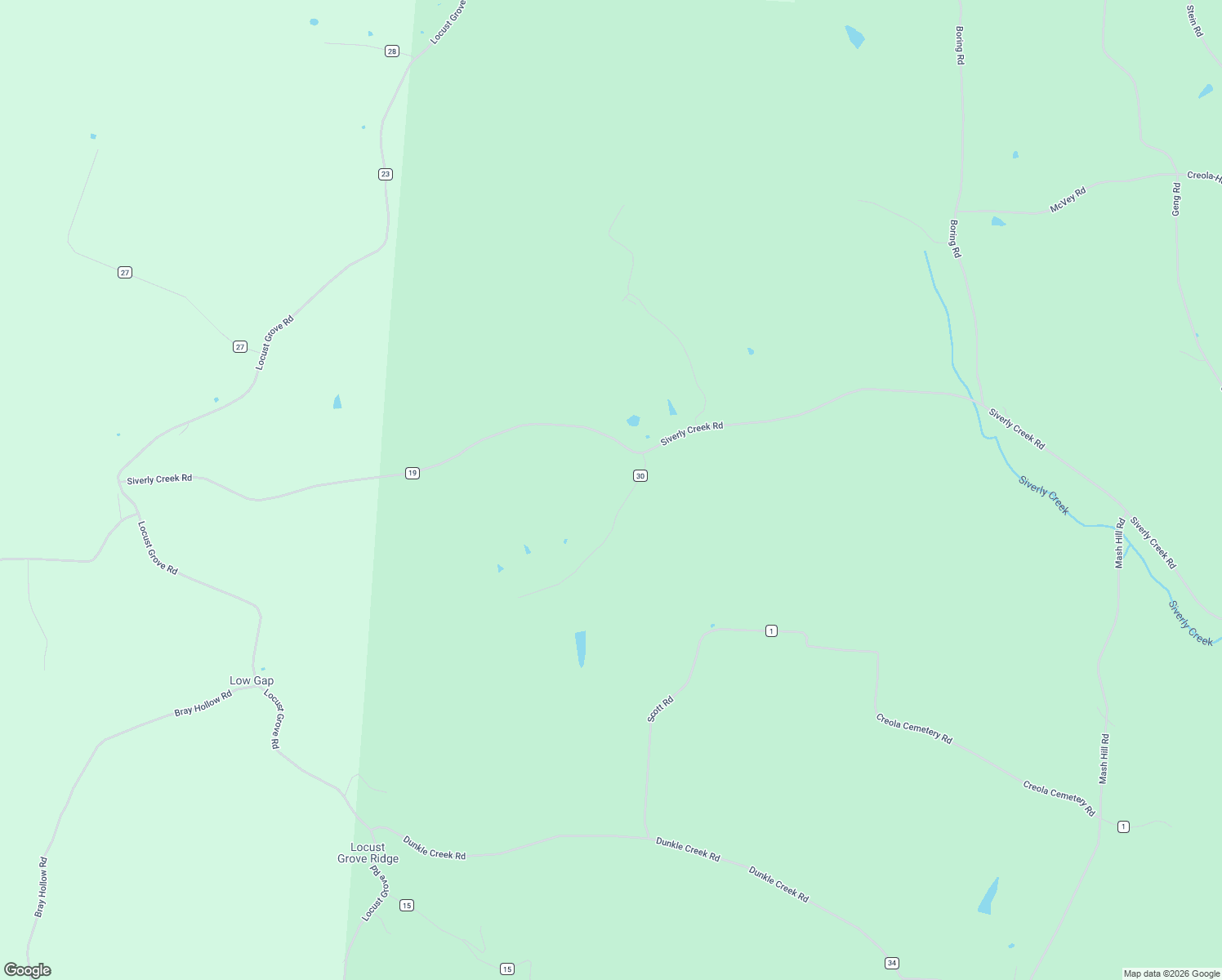 map of restaurants, bars, coffee shops, grocery stores, and more near in Creola