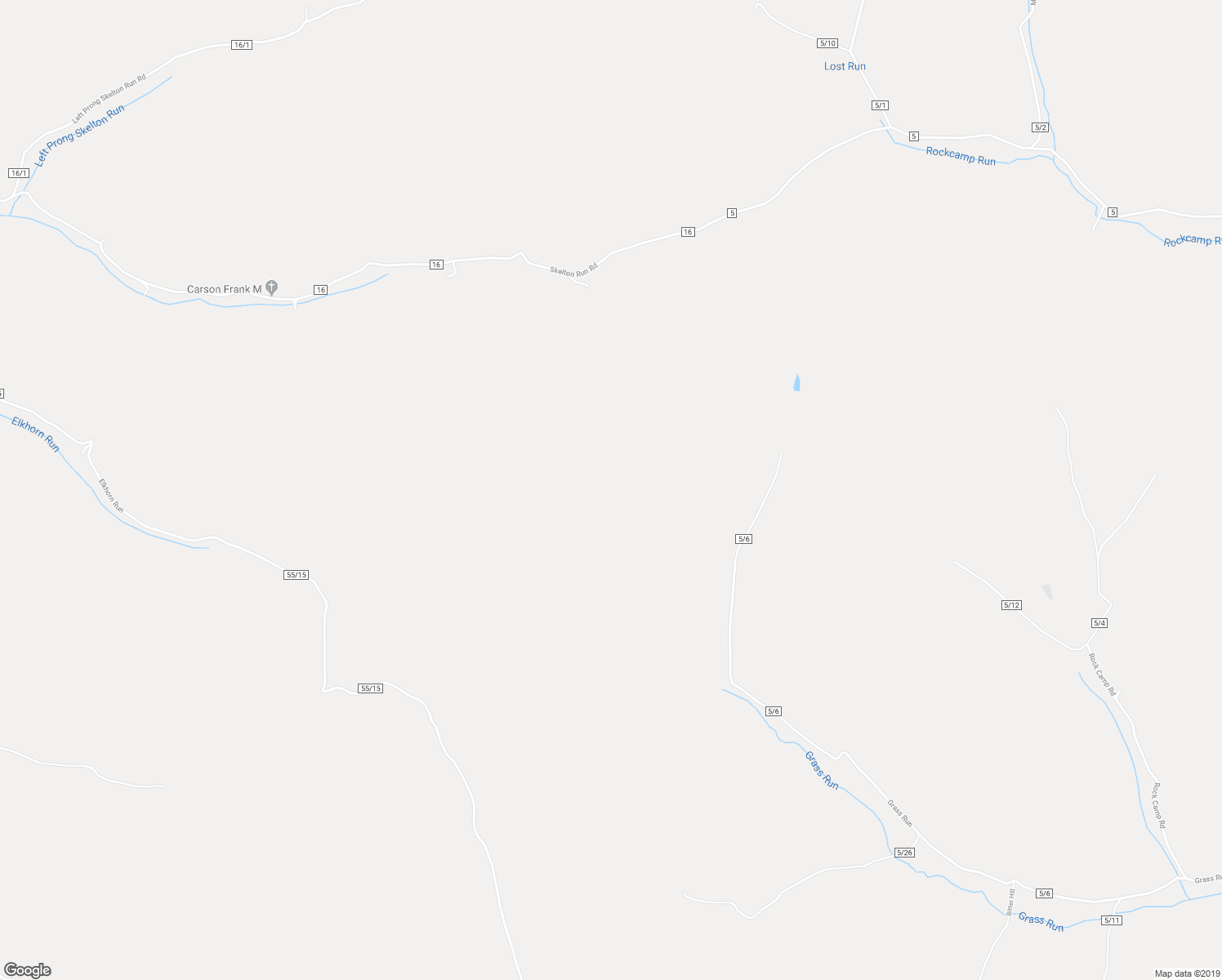 map of restaurants, bars, coffee shops, grocery stores, and more near 5102 Grass Run Road in Salem