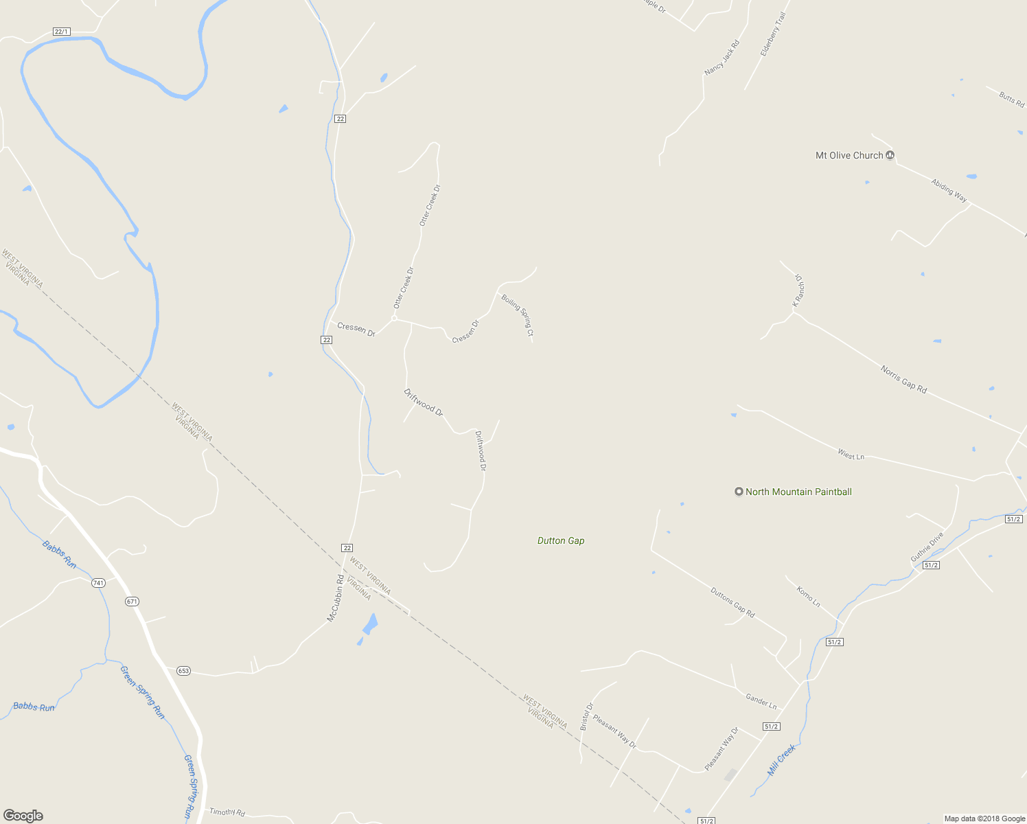 map of restaurants, bars, coffee shops, grocery stores, and more near 120 Potters Court in Gerrardstown