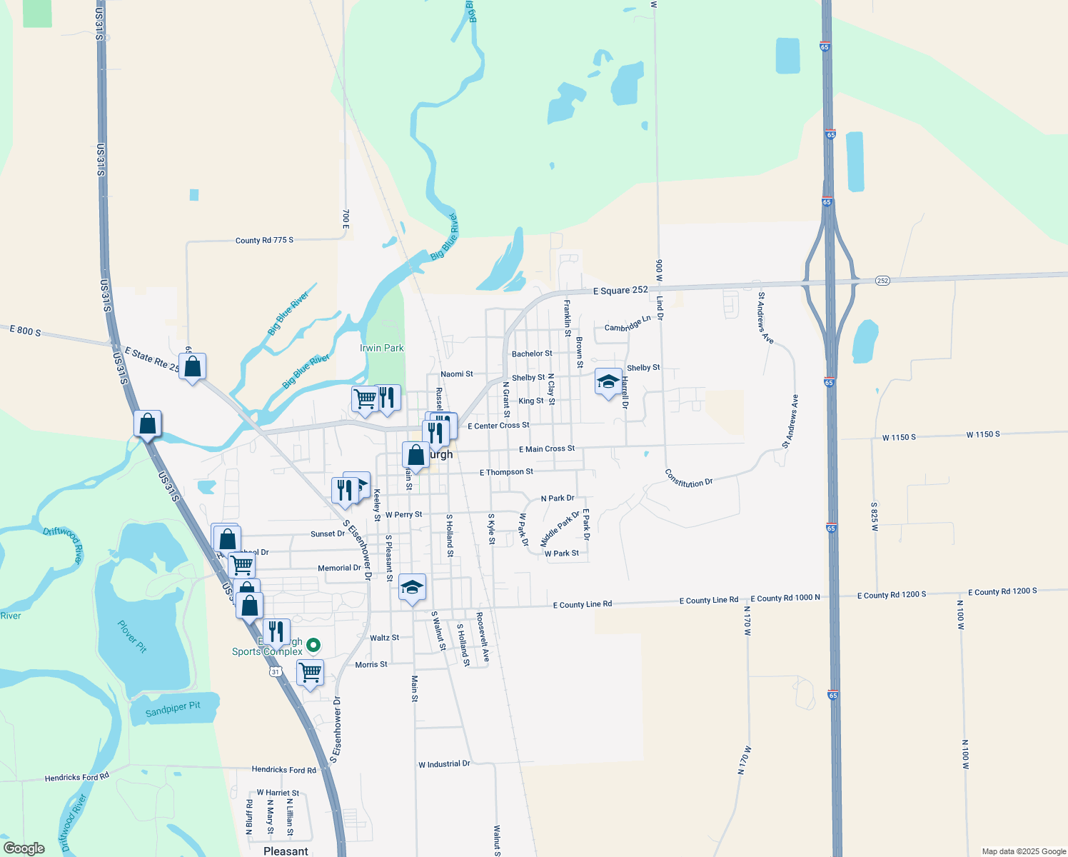 map of restaurants, bars, coffee shops, grocery stores, and more near 109 Lincoln Street in Edinburgh