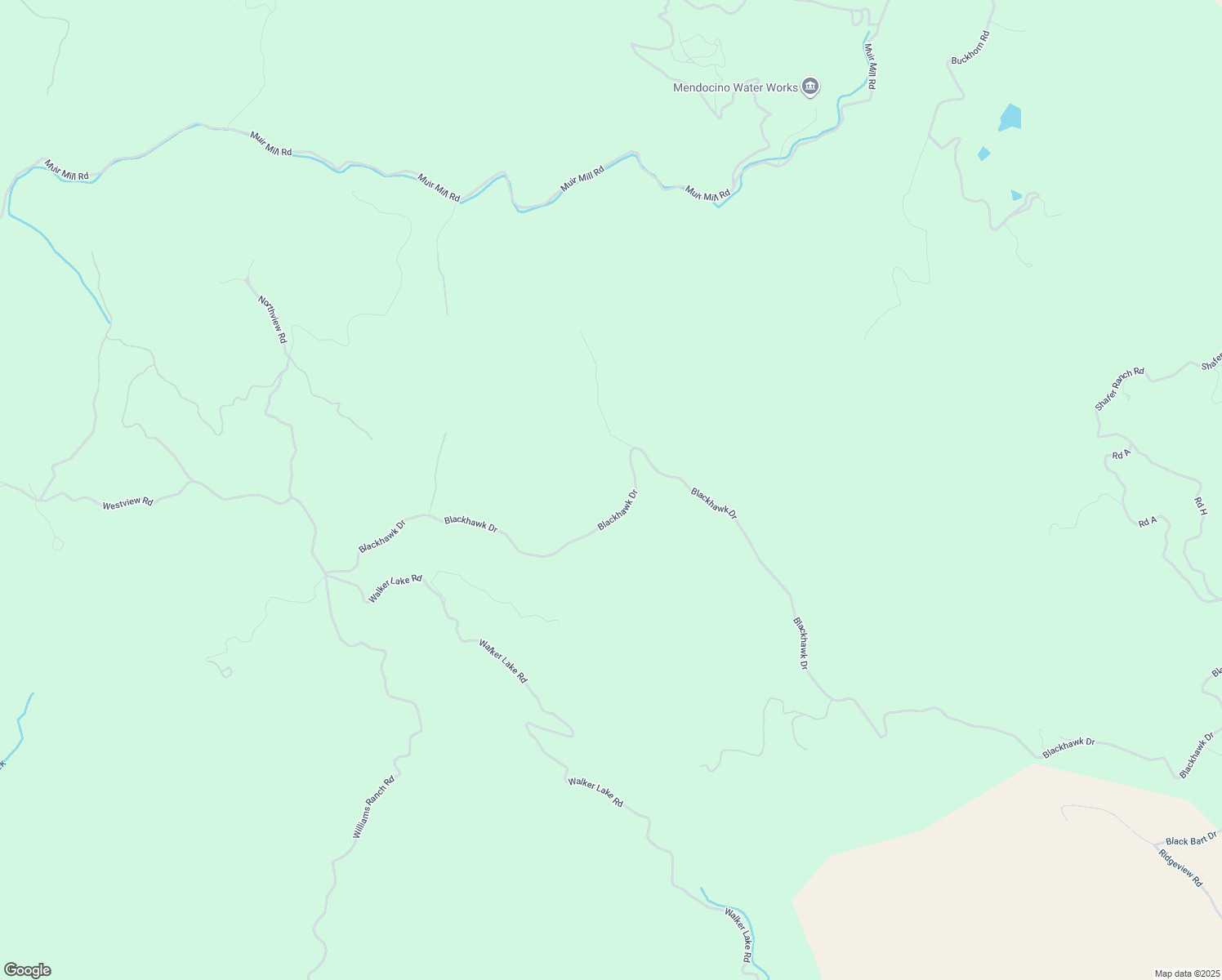 map of restaurants, bars, coffee shops, grocery stores, and more near 4260 Blackhawk Drive in Willits