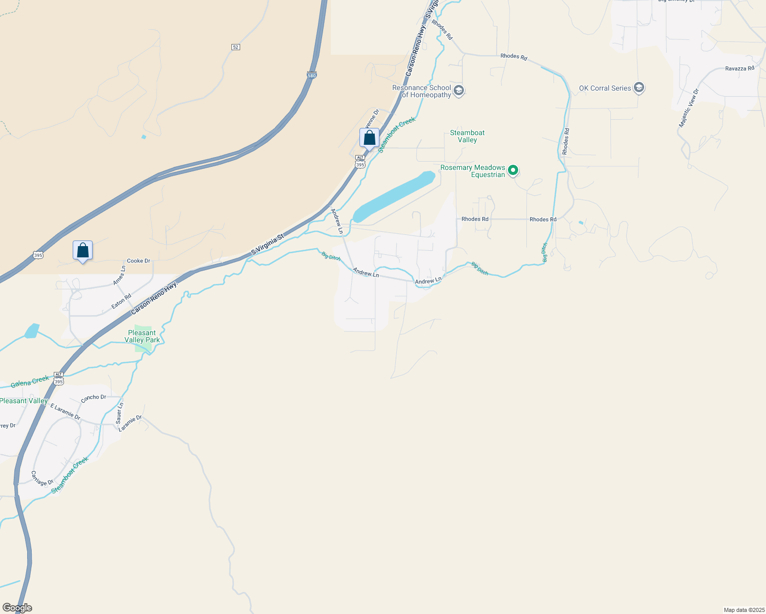map of restaurants, bars, coffee shops, grocery stores, and more near 270 Neilson Road in Reno