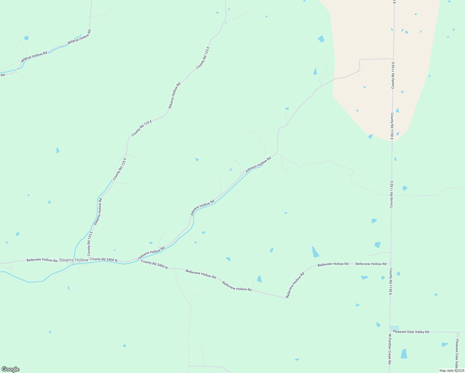 map of restaurants, bars, coffee shops, grocery stores, and more near Johnson Hollow Road in Nebo