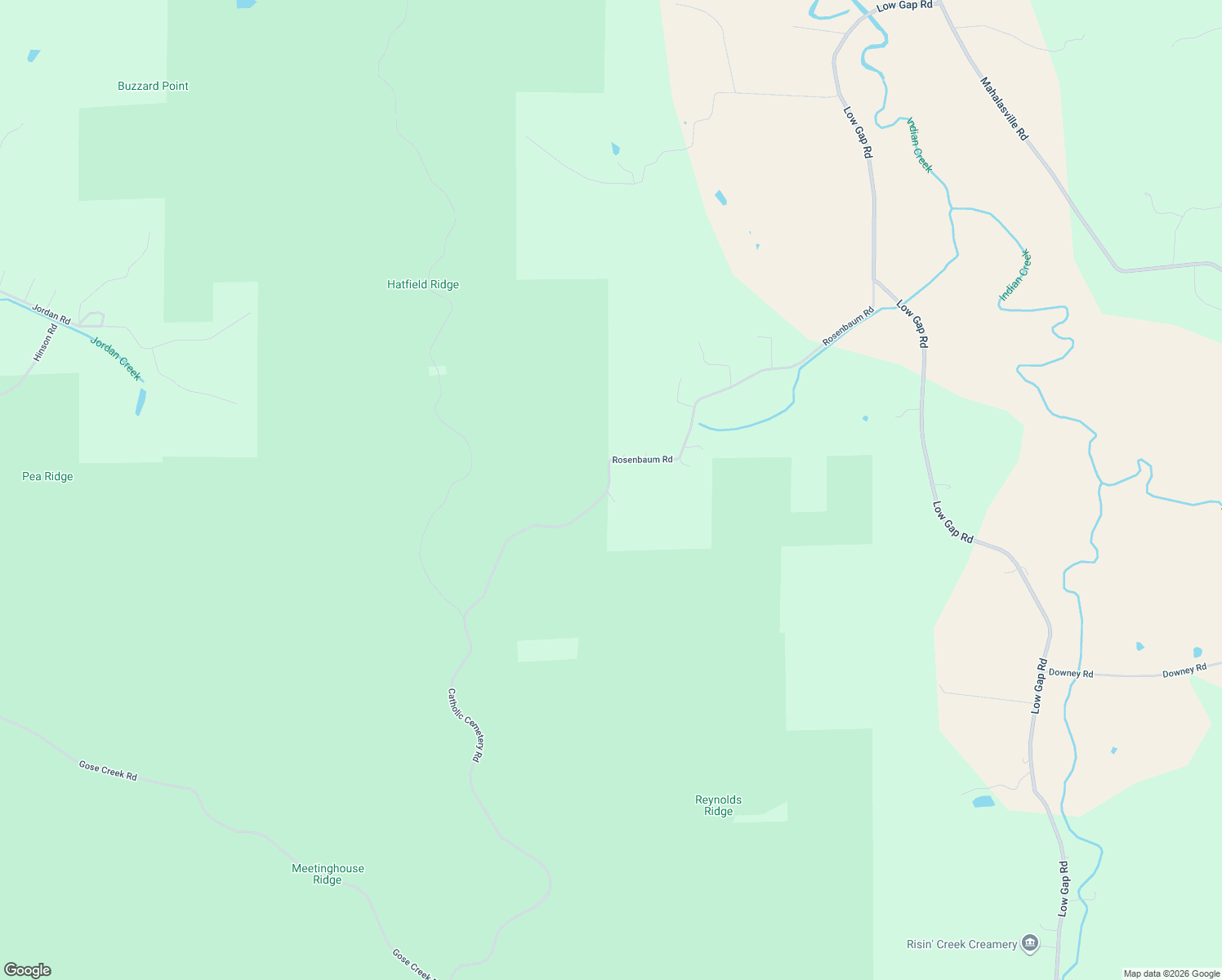 map of restaurants, bars, coffee shops, grocery stores, and more near 525 Catholic Cemetery Road in Martinsville