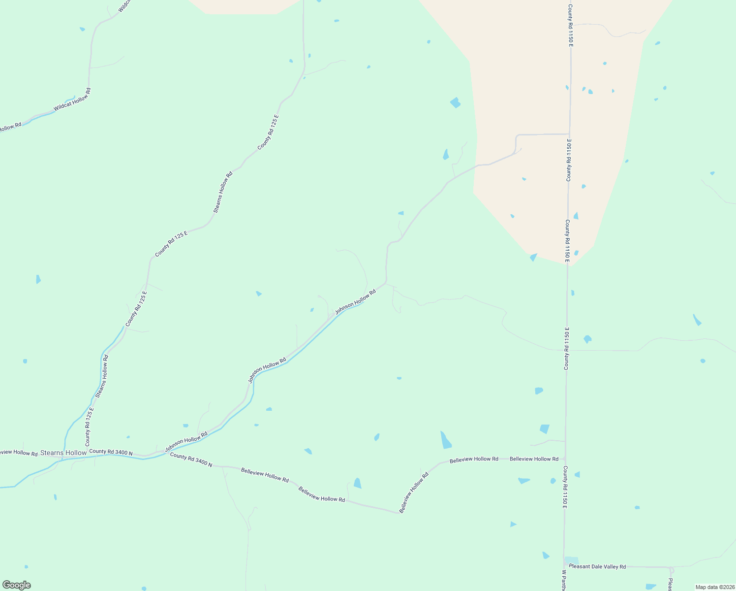 map of restaurants, bars, coffee shops, grocery stores, and more near Johnson Hollow Road in Calhoun County
