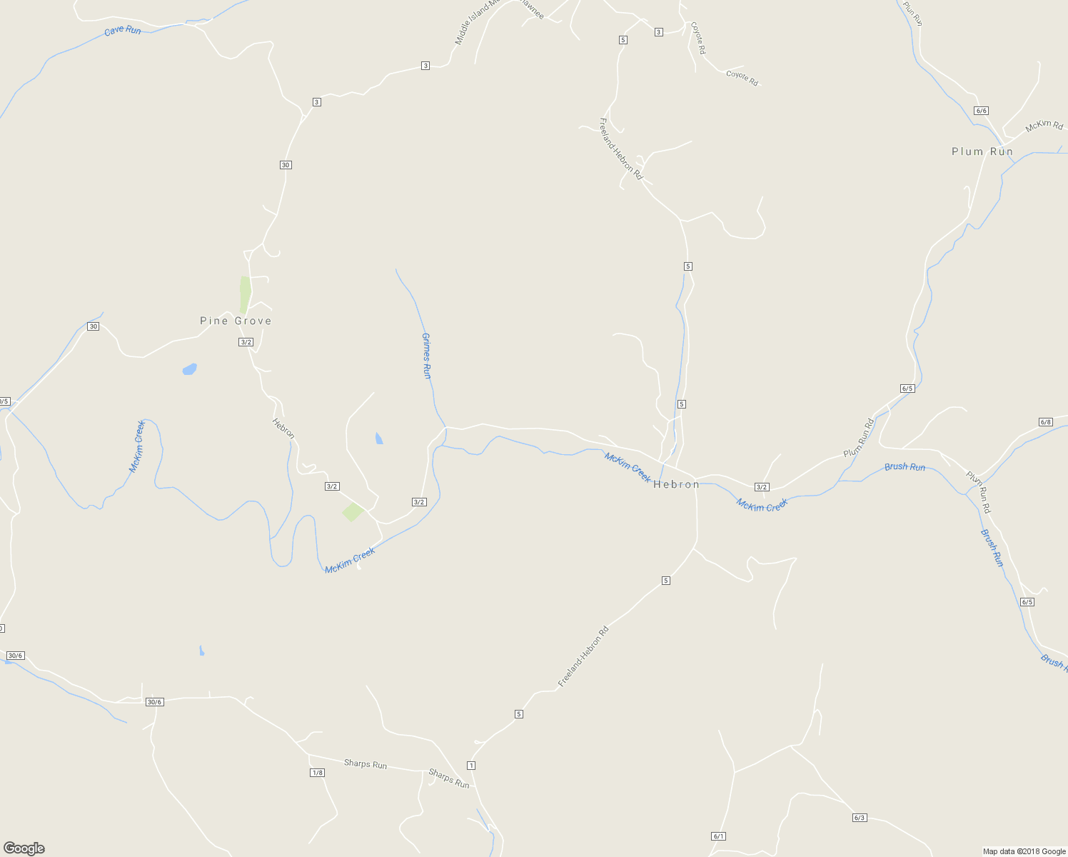 map of restaurants, bars, coffee shops, grocery stores, and more near Hebron in Saint Marys