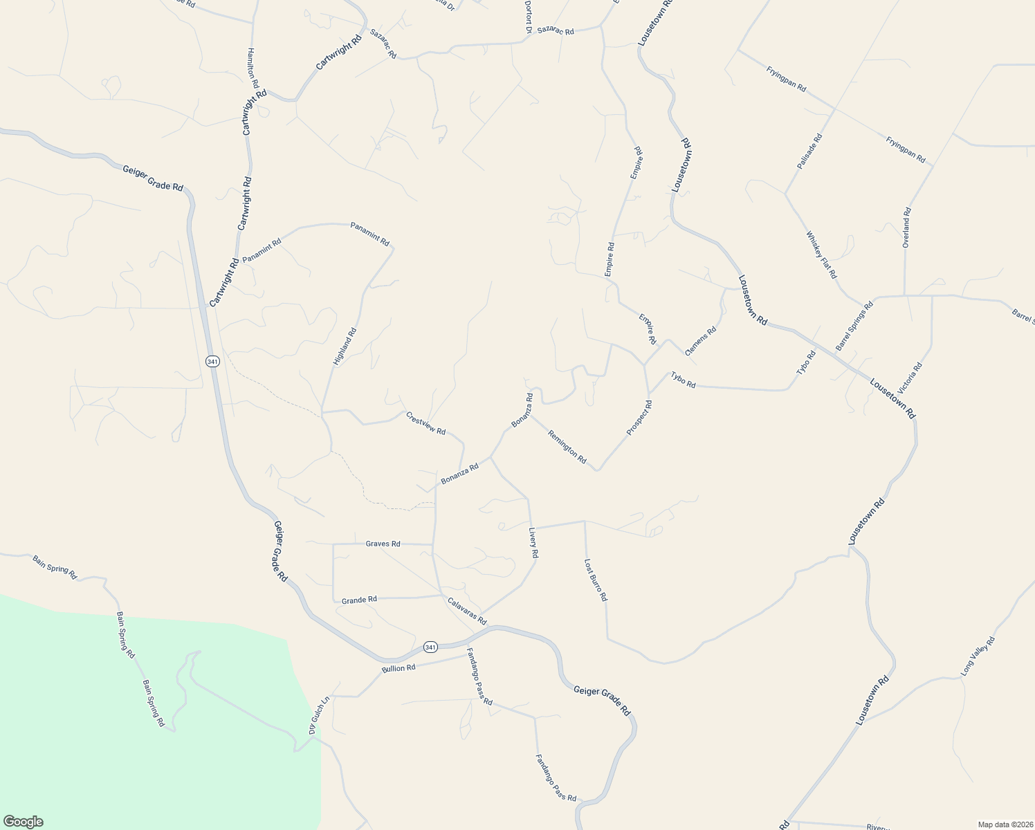 map of restaurants, bars, coffee shops, grocery stores, and more near 1441 Bonanza Road in Reno