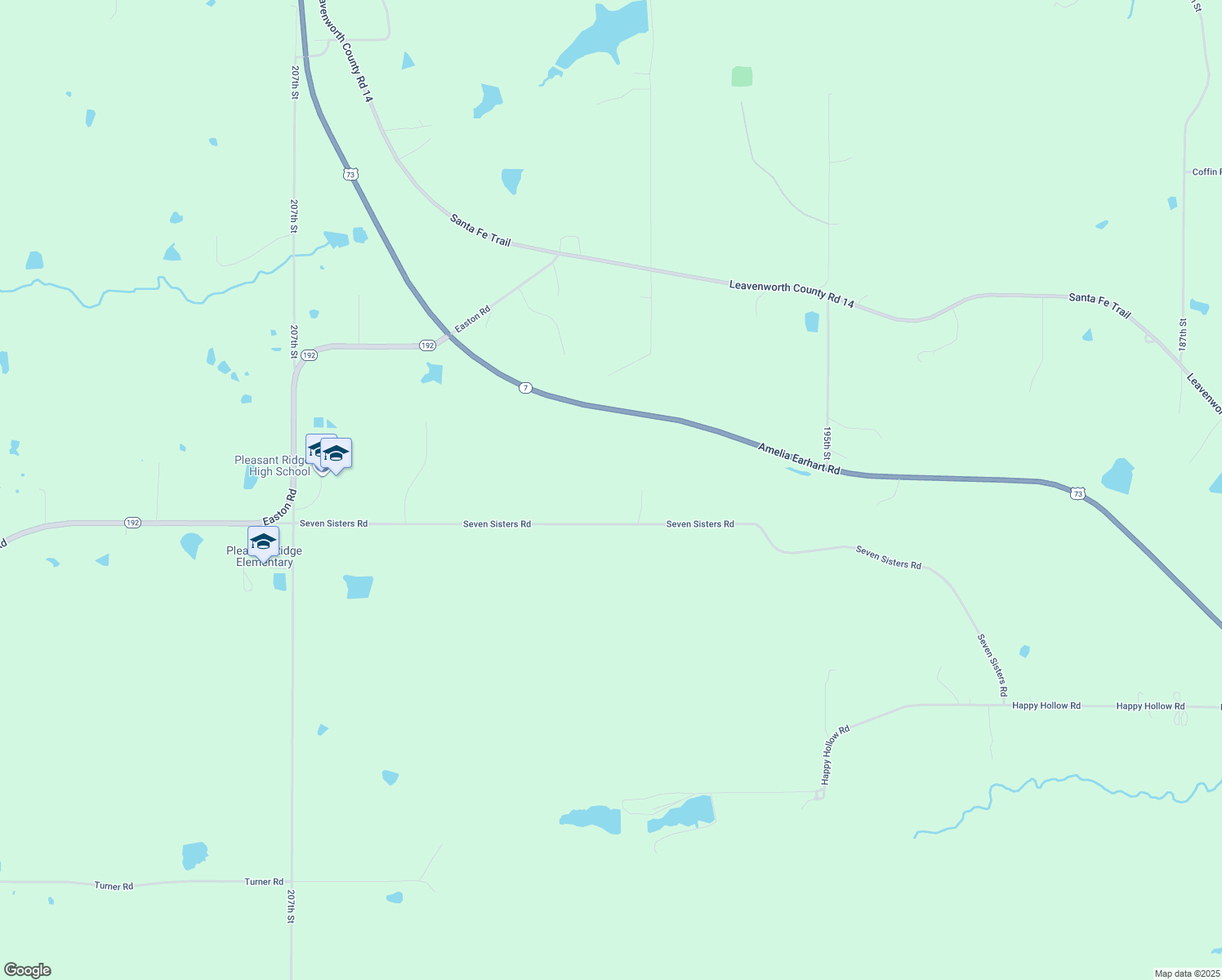 map of restaurants, bars, coffee shops, grocery stores, and more near 19903 Amelia Earhart Drive in Leavenworth