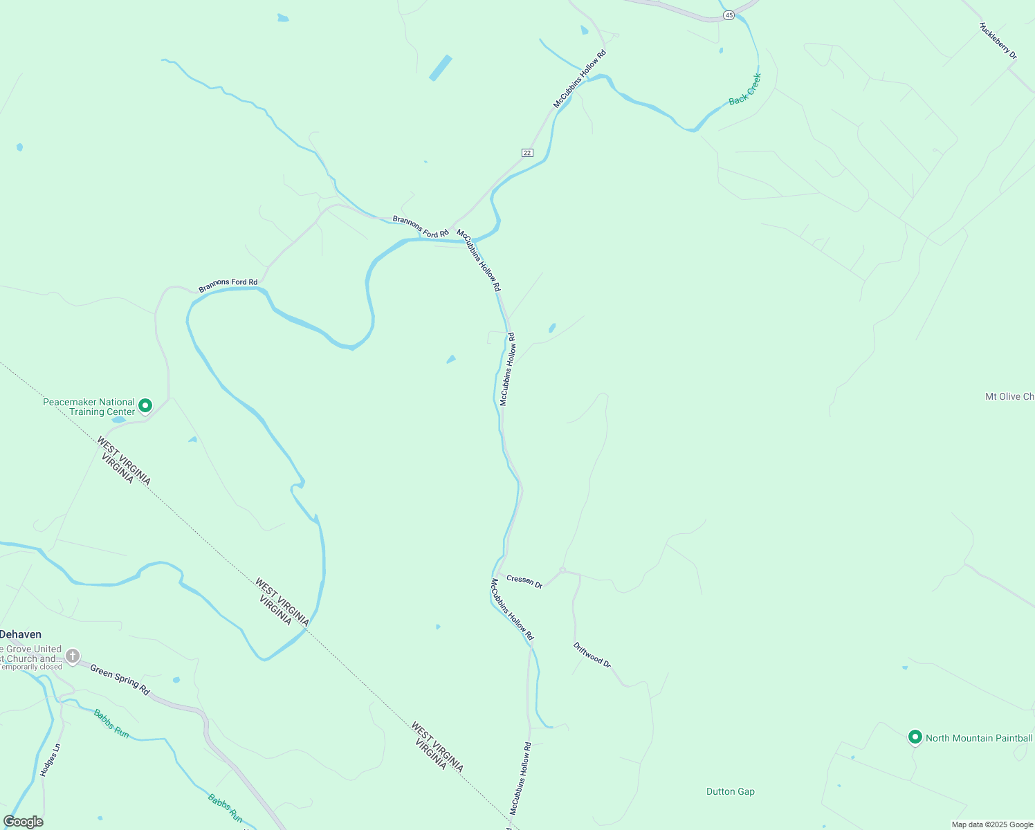 map of restaurants, bars, coffee shops, grocery stores, and more near 752 Otter Creek Drive in Gerrardstown