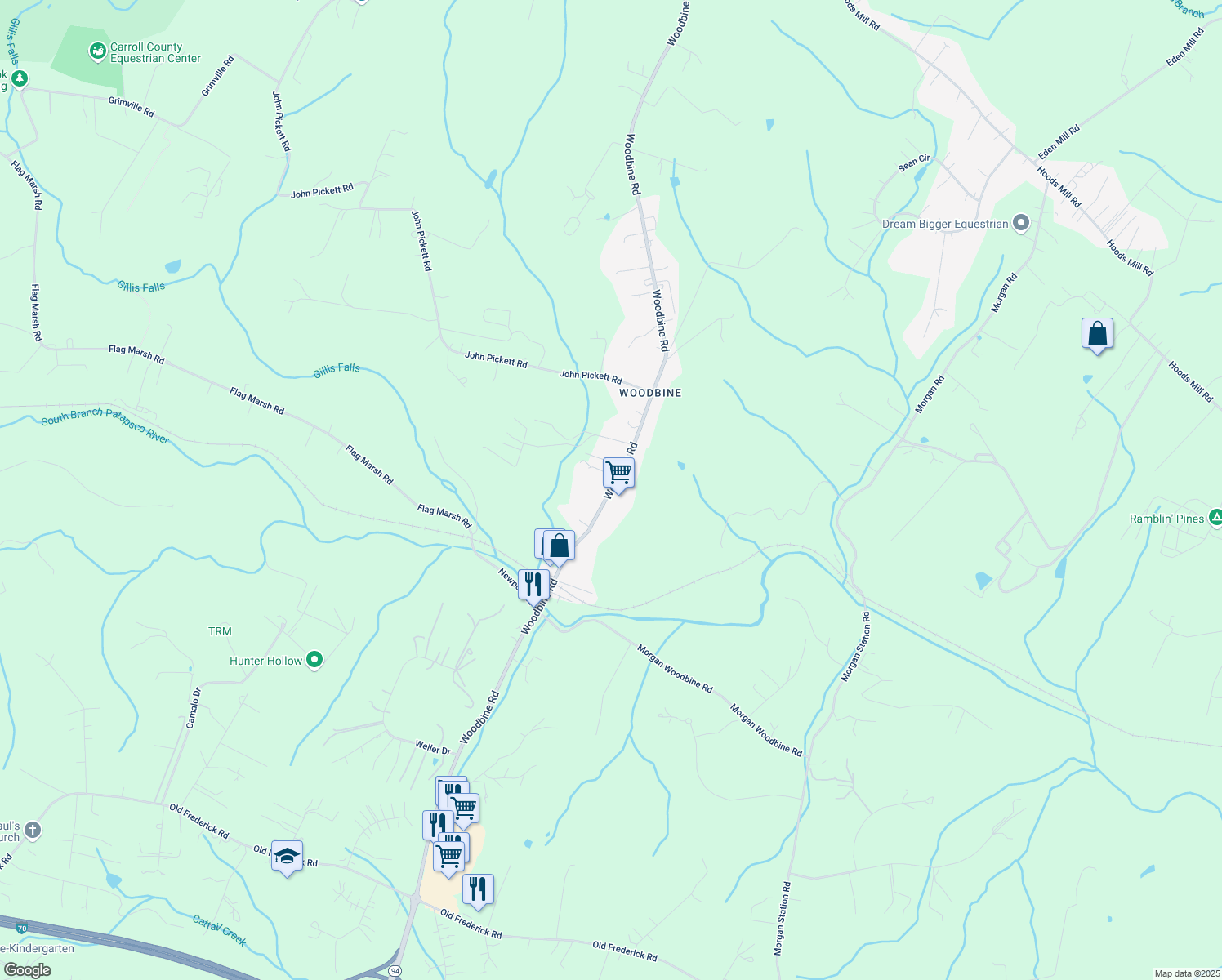 Woodbine Road, Woodbine MD Walk Score