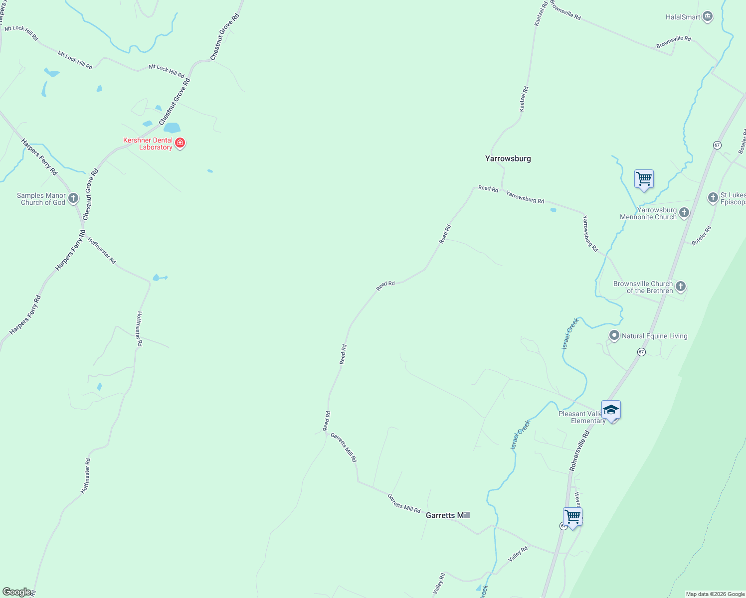 map of restaurants, bars, coffee shops, grocery stores, and more near 1905 Reed Road in Knoxville