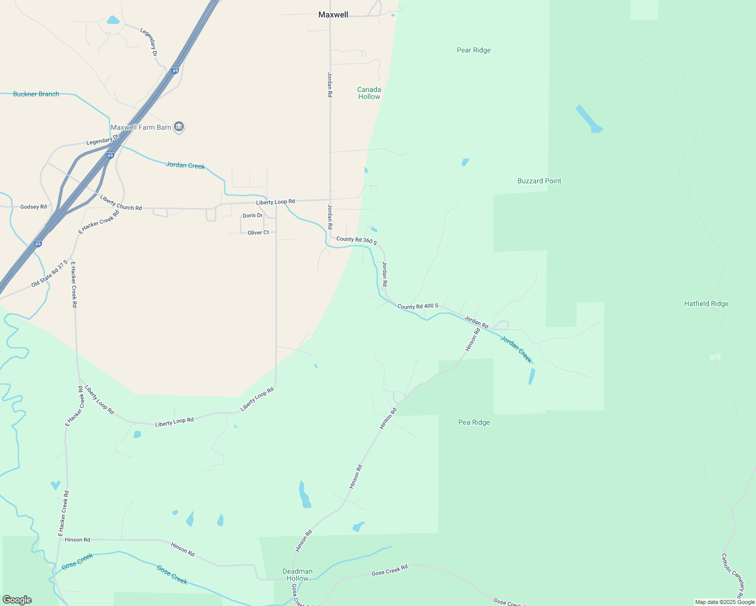 map of restaurants, bars, coffee shops, grocery stores, and more near 3990 Jordan Road in Martinsville