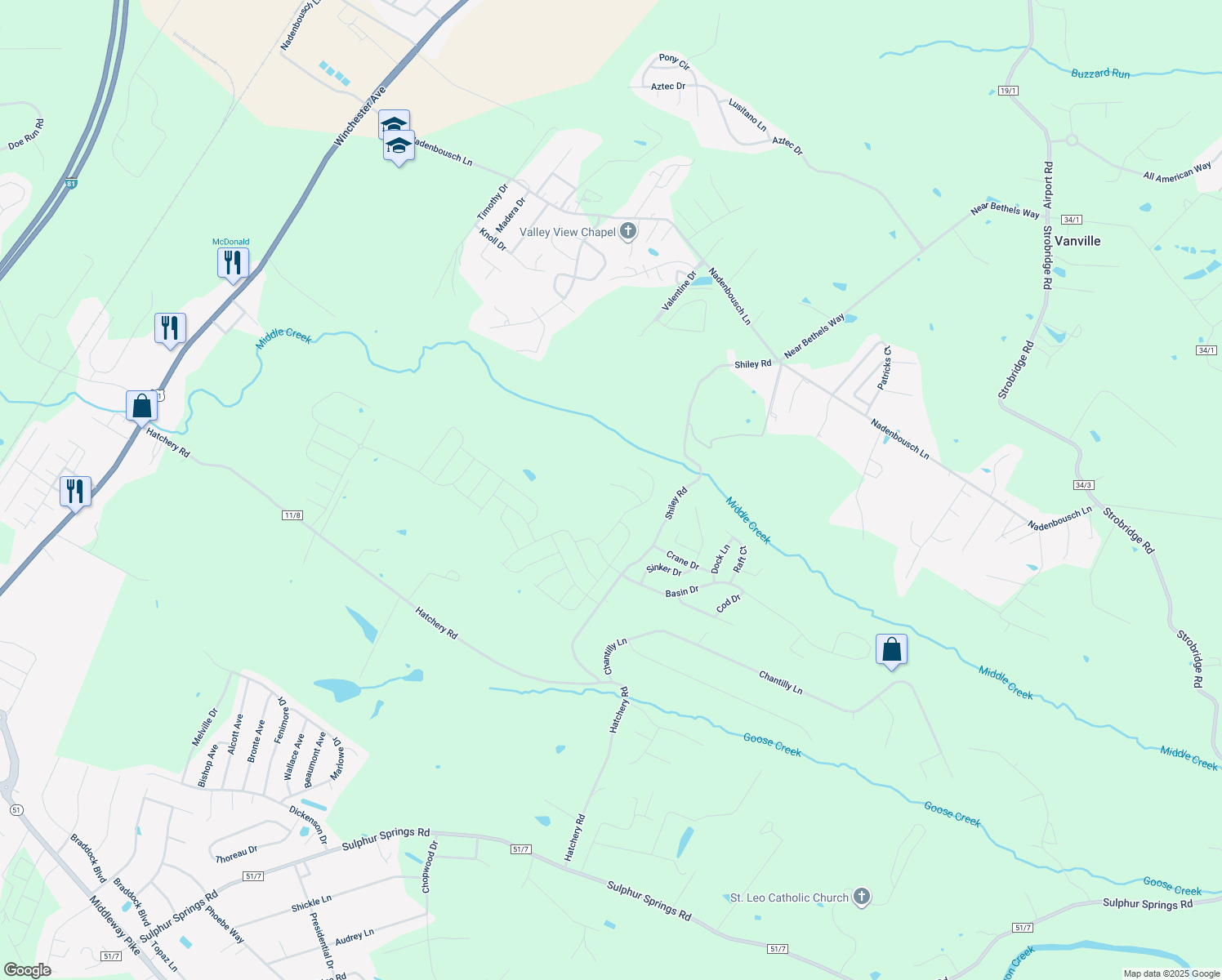 map of restaurants, bars, coffee shops, grocery stores, and more near 103 Tilapia Road in Inwood