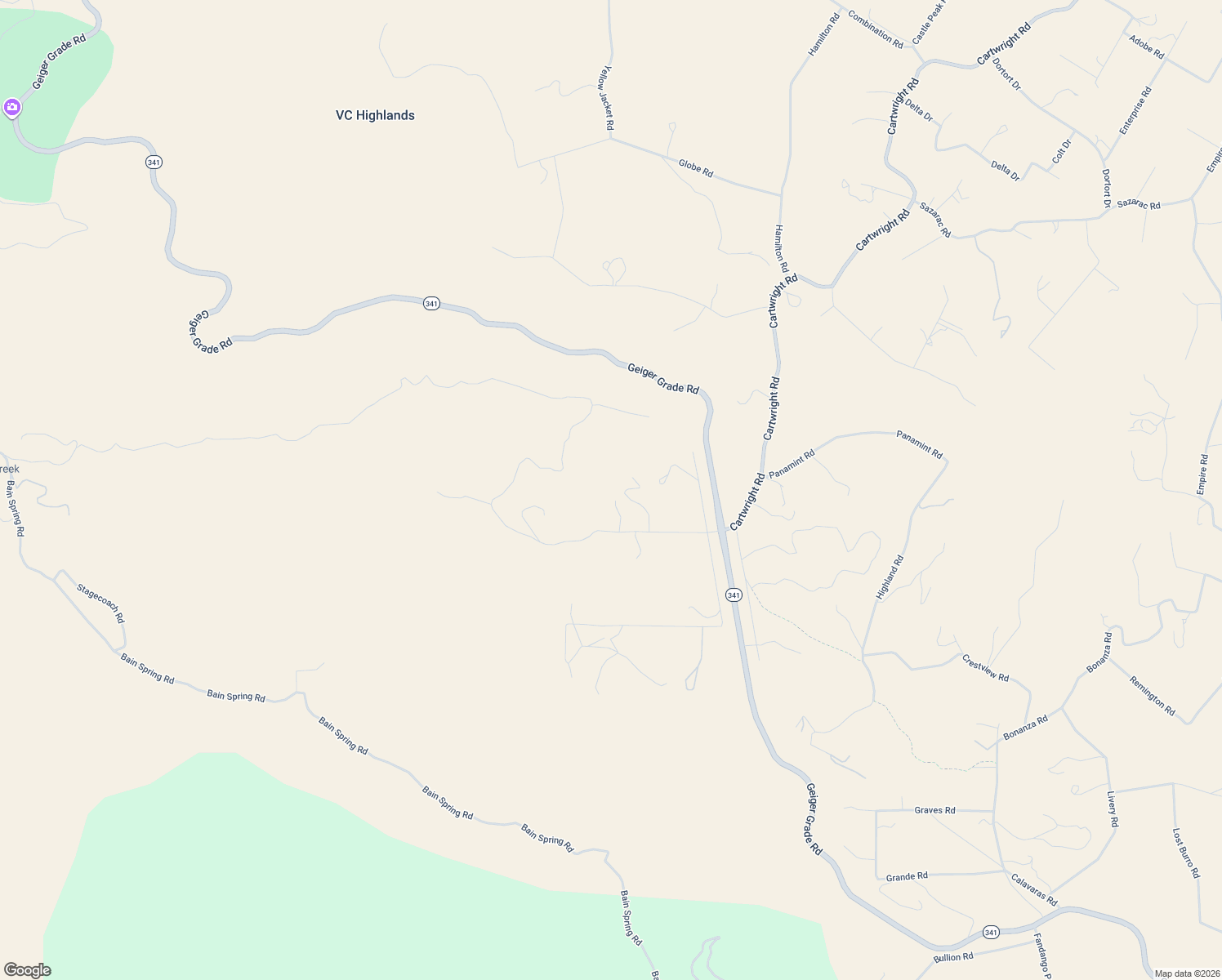 map of restaurants, bars, coffee shops, grocery stores, and more near 90 Toll Road in Reno