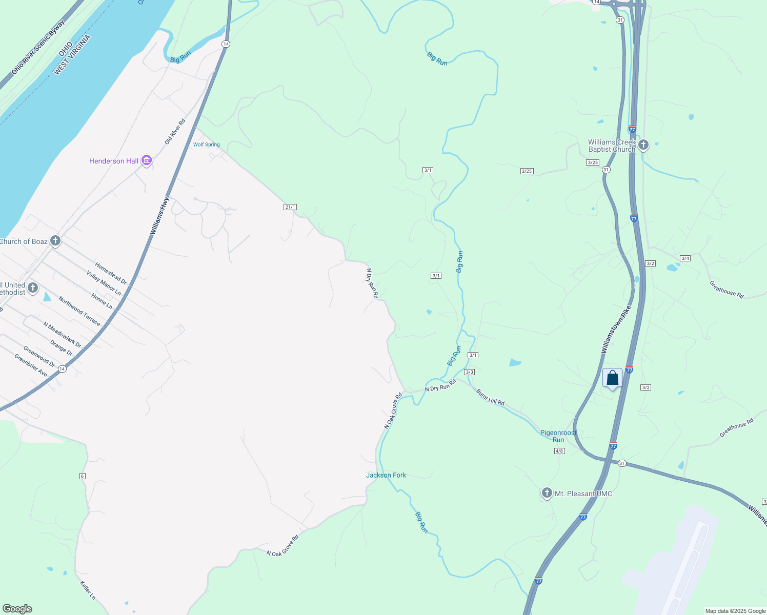 map of restaurants, bars, coffee shops, grocery stores, and more near in Williamstown