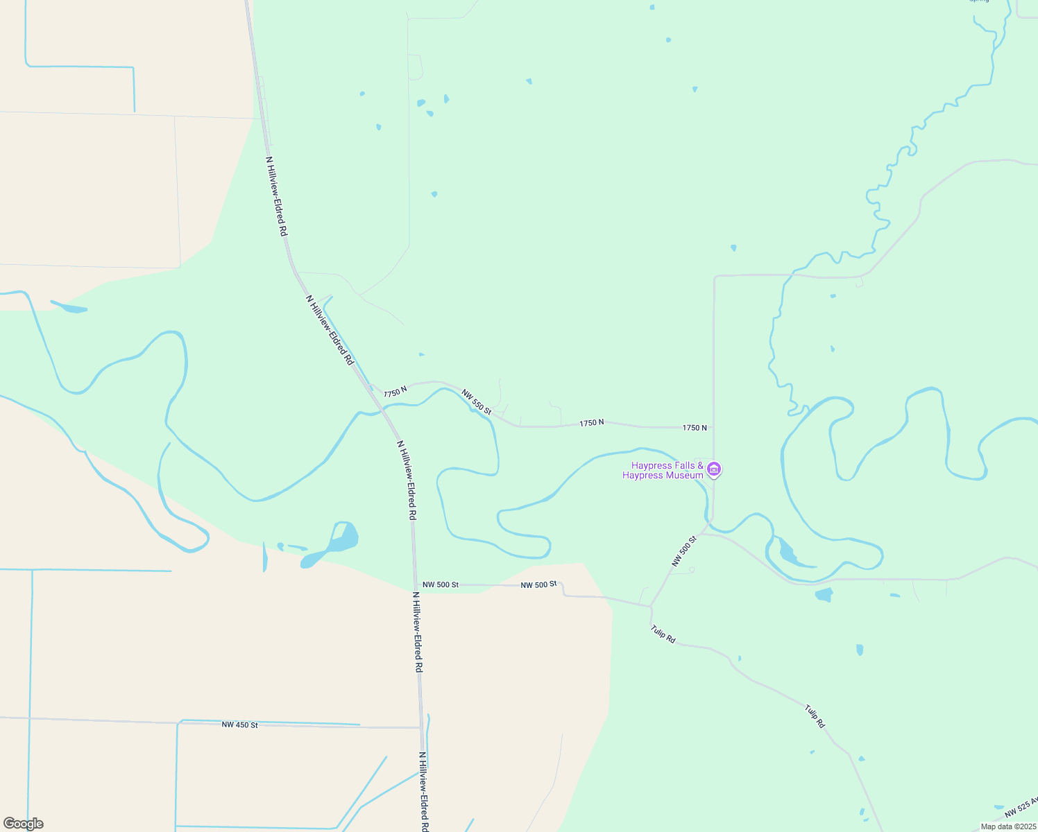 map of restaurants, bars, coffee shops, grocery stores, and more near 666 Northwest 550 Street in Hillview