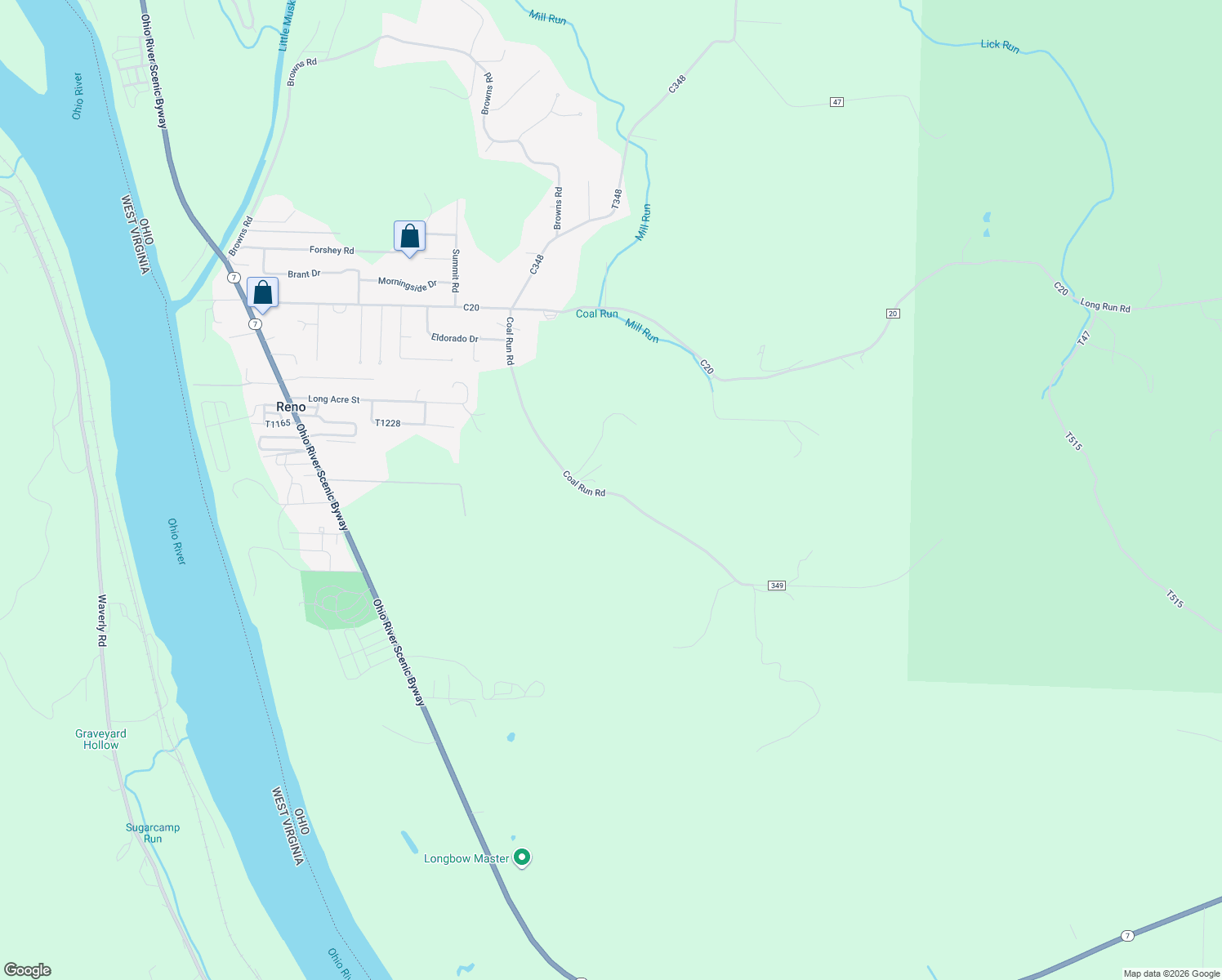map of restaurants, bars, coffee shops, grocery stores, and more near 645 Coal Run Road in Marietta
