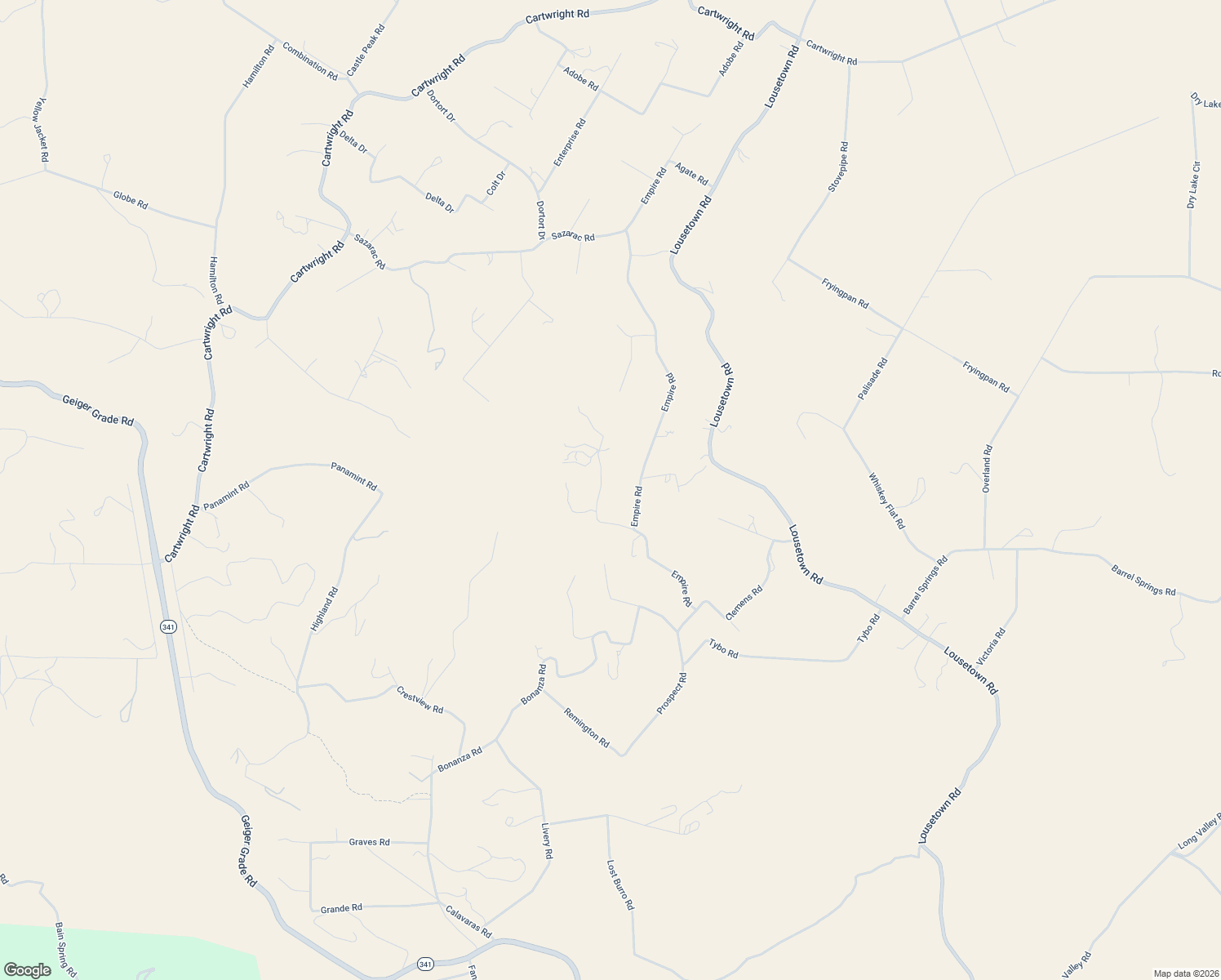 map of restaurants, bars, coffee shops, grocery stores, and more near 1781 Harte Road in Reno