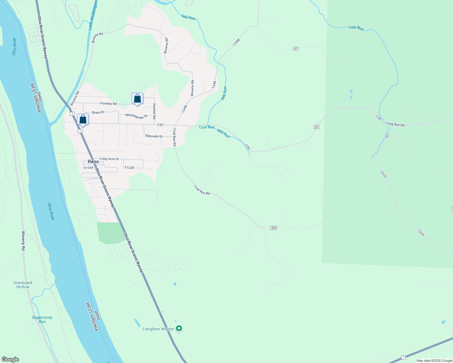 map of restaurants, bars, coffee shops, grocery stores, and more near 645 Coal Run Road in Marietta