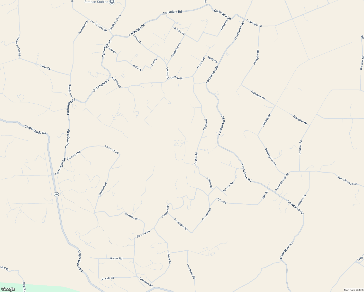 map of restaurants, bars, coffee shops, grocery stores, and more near 1810 Harte Road in Reno