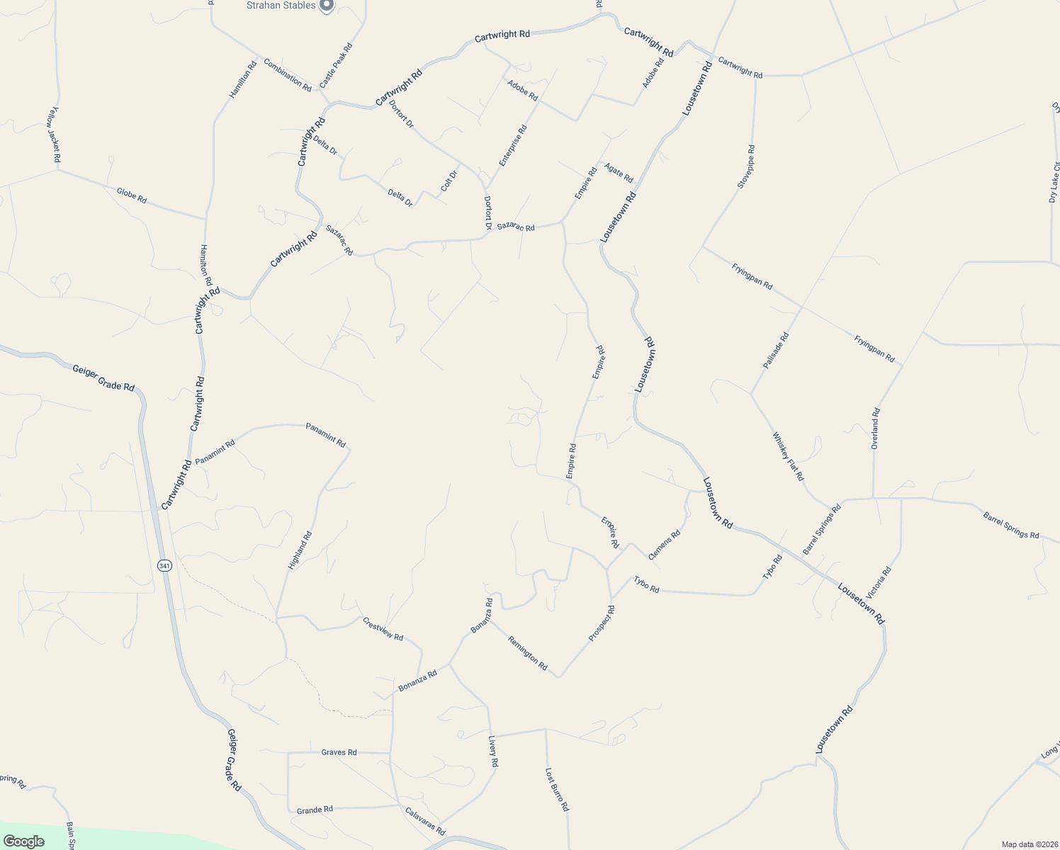 map of restaurants, bars, coffee shops, grocery stores, and more near 1810 Harte Road in Reno