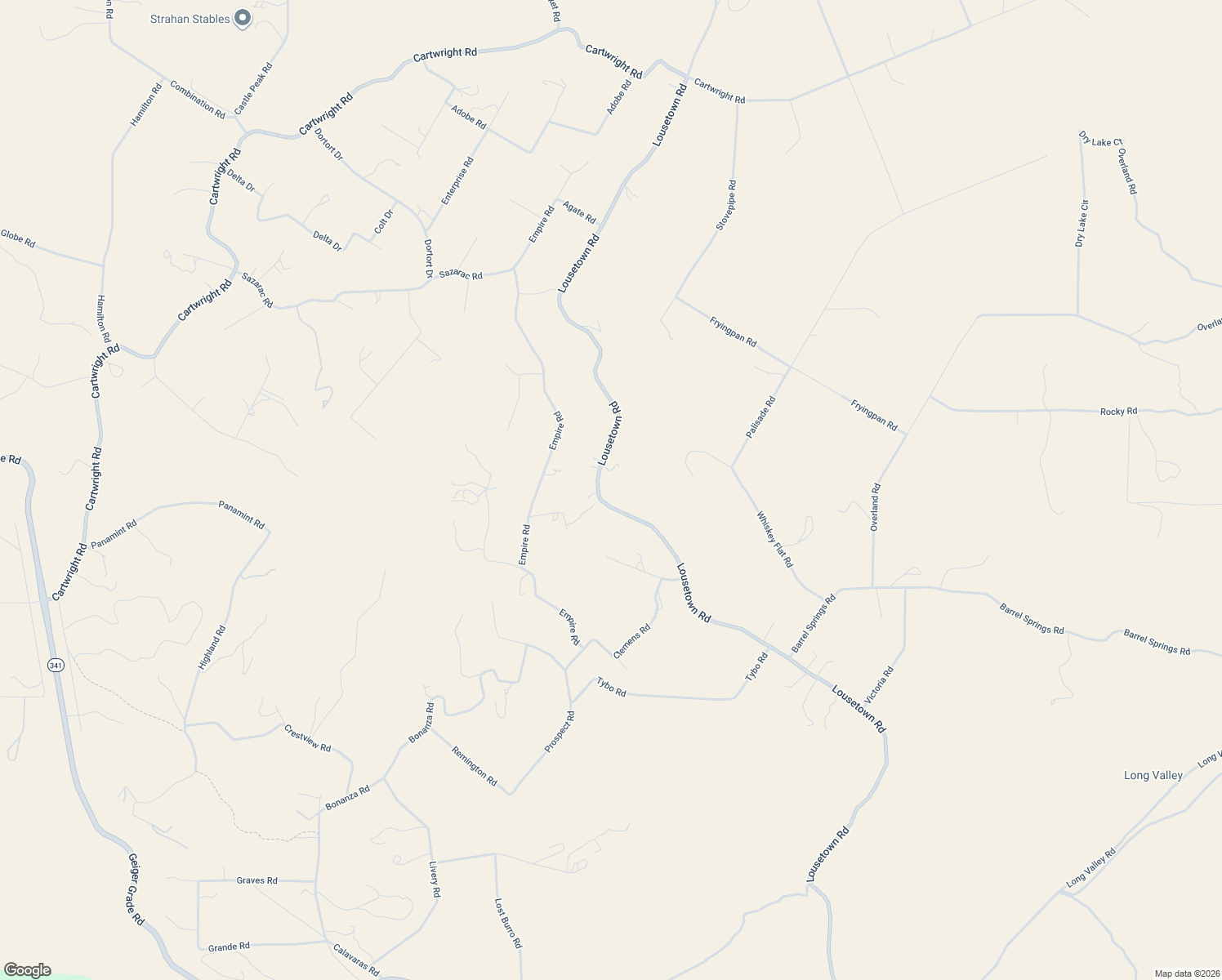 map of restaurants, bars, coffee shops, grocery stores, and more near 1853 Lousetown Road in Reno