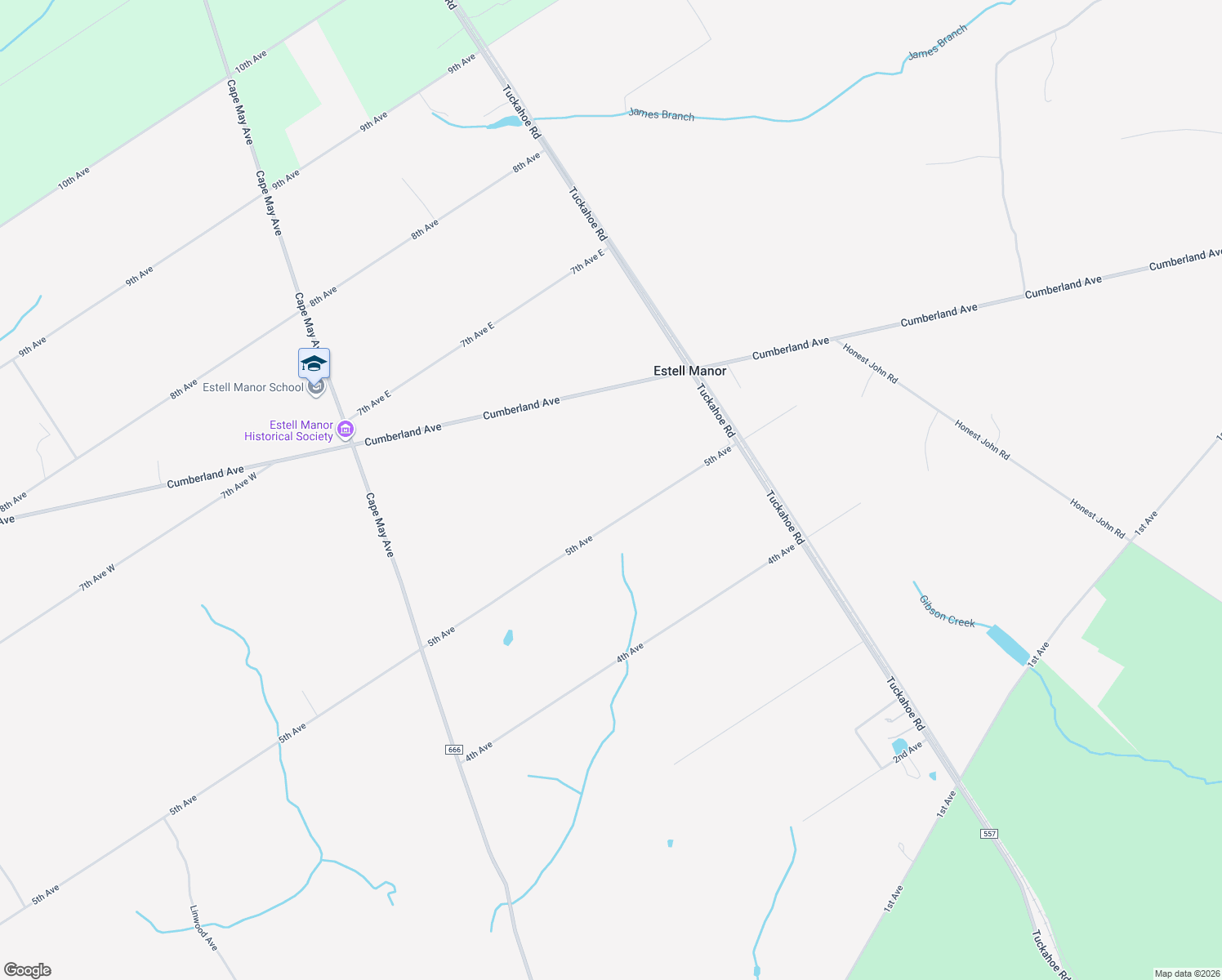 map of restaurants, bars, coffee shops, grocery stores, and more near 192 5th Ave in Estell Manor