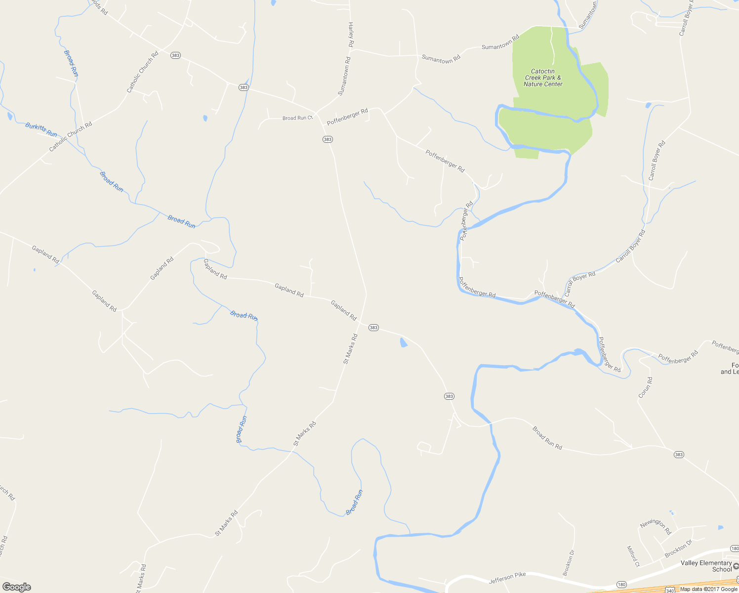 map of restaurants, bars, coffee shops, grocery stores, and more near 5321 Broad Run Road in Jefferson