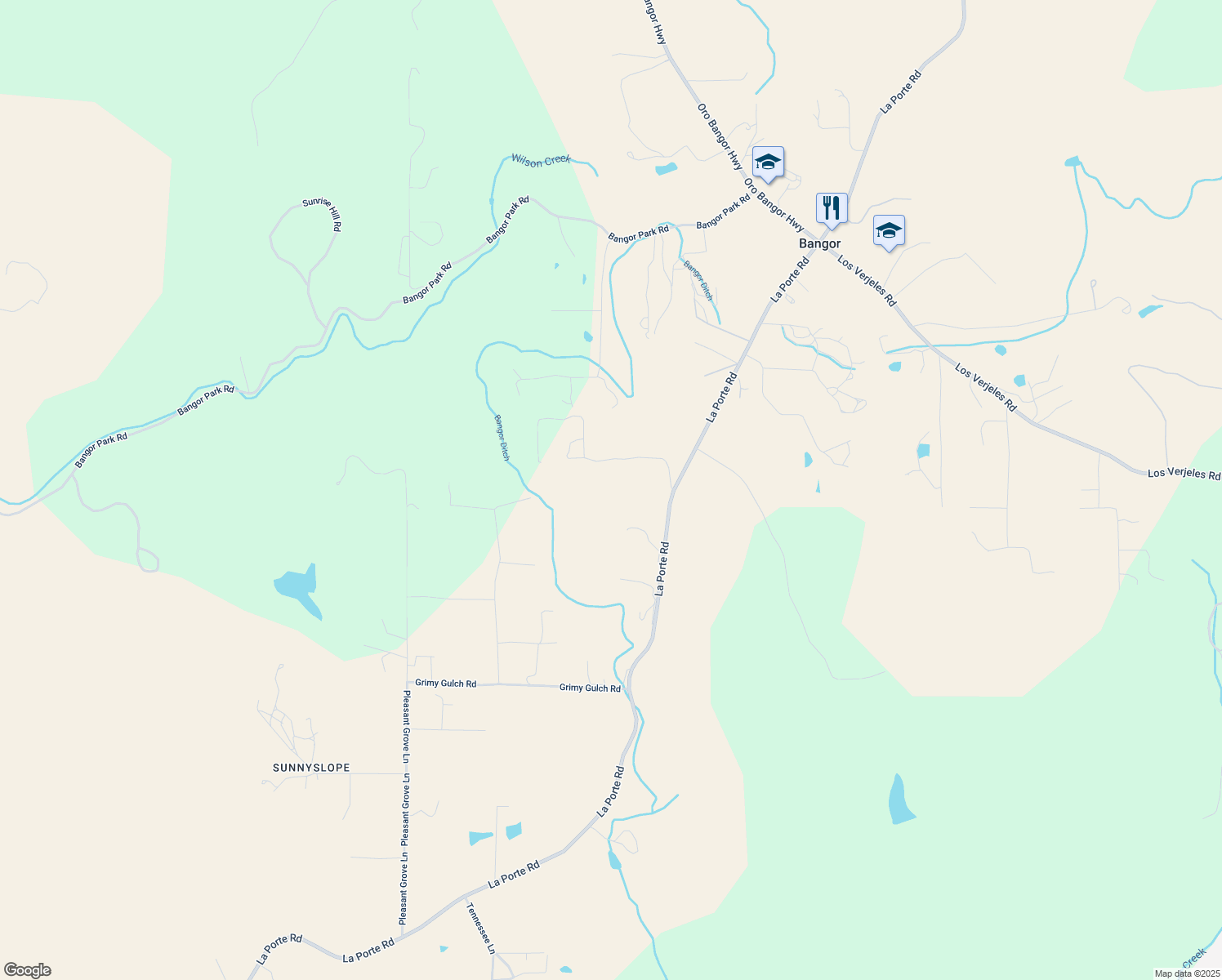 map of restaurants, bars, coffee shops, grocery stores, and more near 85 Sunny Hills in Marysville