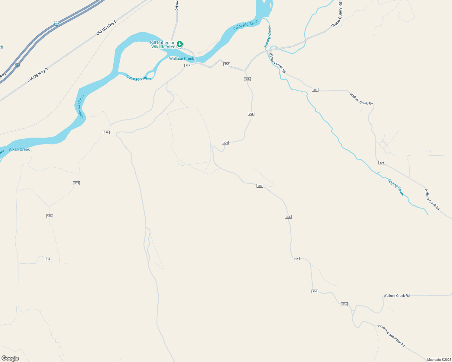 map of restaurants, bars, coffee shops, grocery stores, and more near 1465 County Road 306 in Parachute