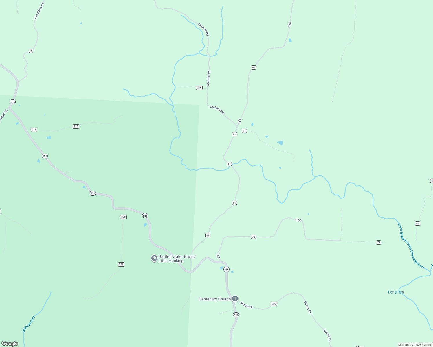 map of restaurants, bars, coffee shops, grocery stores, and more near 849 T61 in Cutler