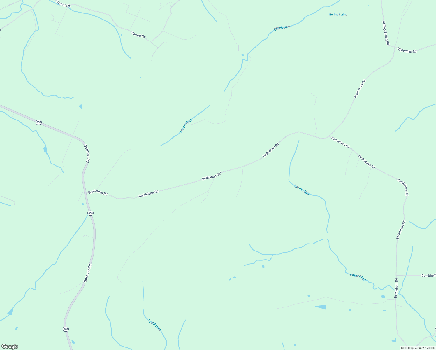 map of restaurants, bars, coffee shops, grocery stores, and more near 1157 Bethlehem Road in Oakland