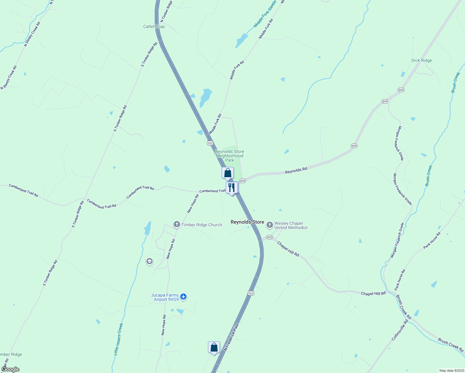 15 Reynolds Road, Cross Junction VA Walk Score