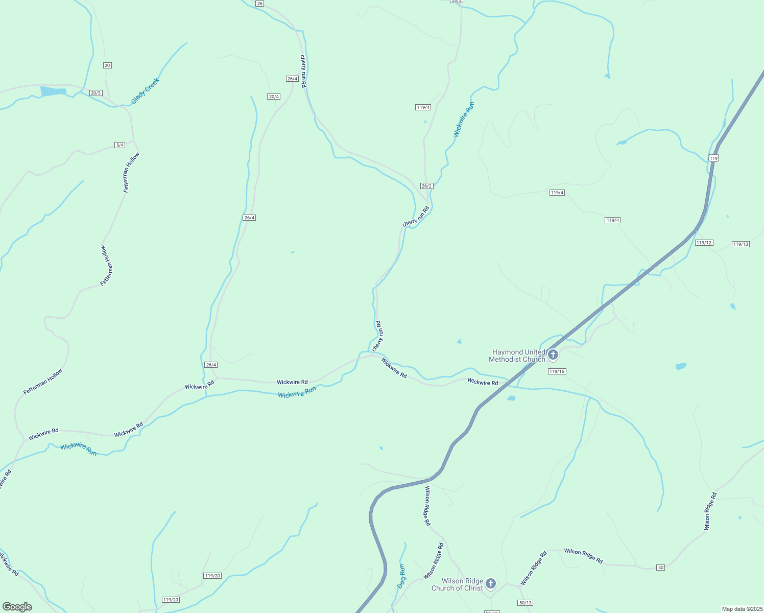 map of restaurants, bars, coffee shops, grocery stores, and more near 232 Cherry Run Road in Grafton