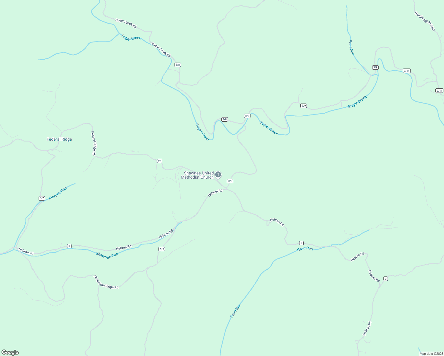 map of restaurants, bars, coffee shops, grocery stores, and more near 100 Federal Ridge in Saint Marys