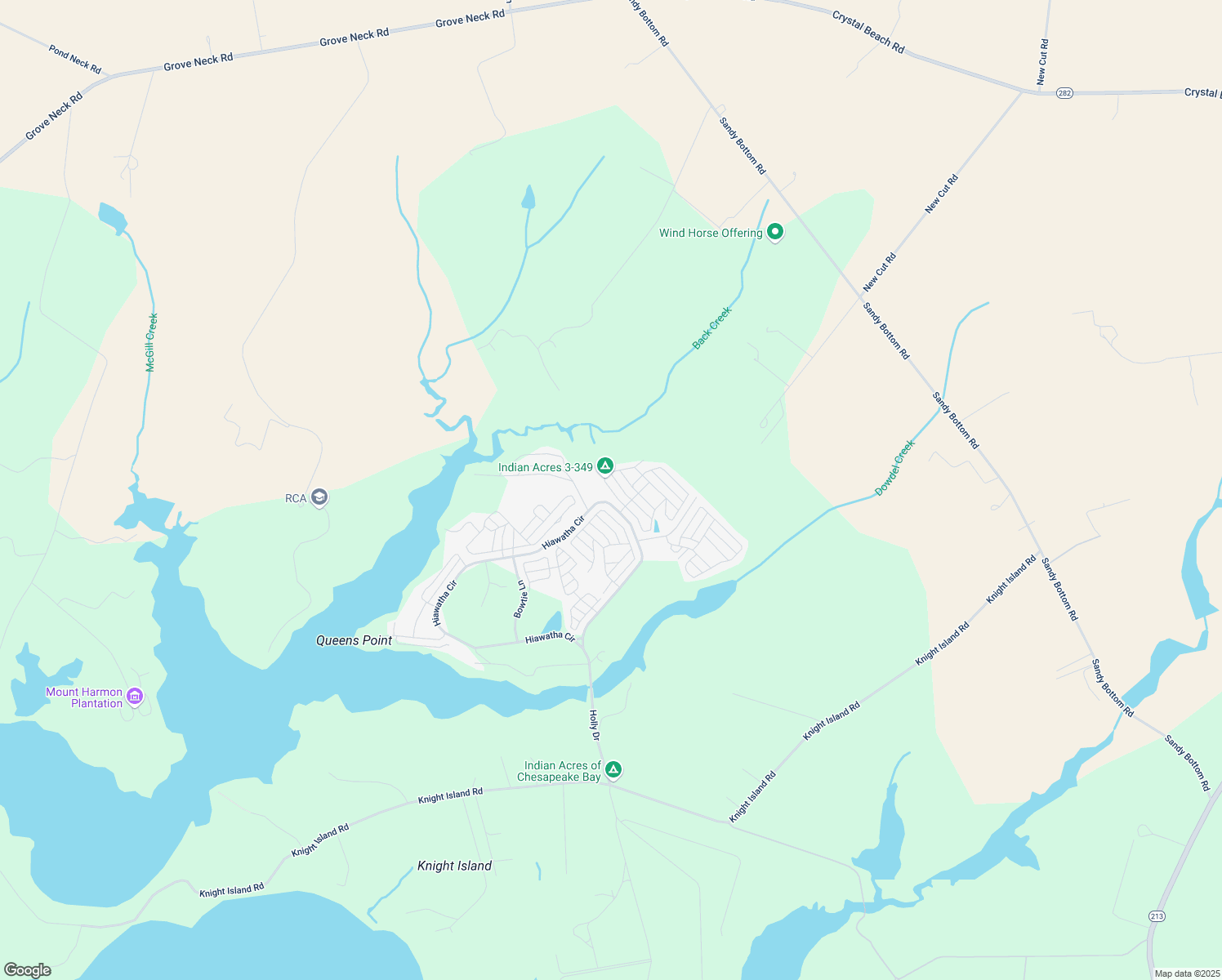 map of restaurants, bars, coffee shops, grocery stores, and more near Accokeek Lane in Earleville
