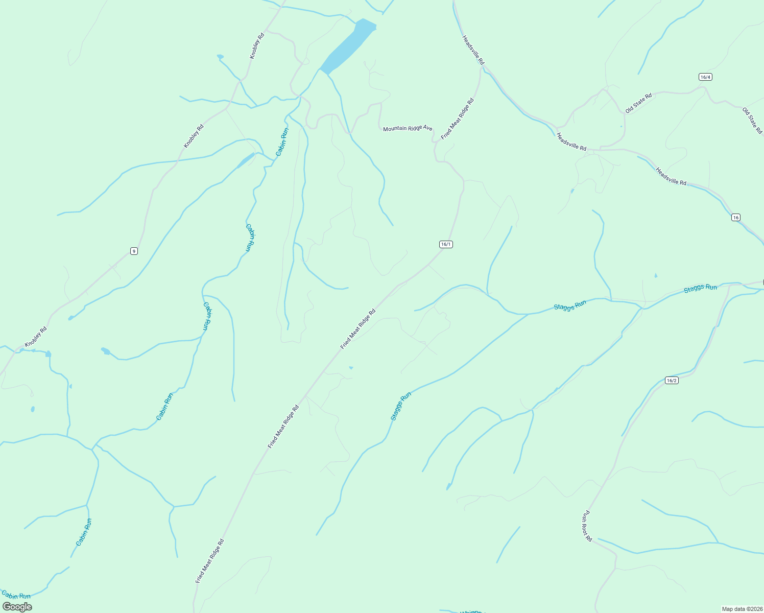 map of restaurants, bars, coffee shops, grocery stores, and more near 1375 Fried Meat Ridge Road in Keyser