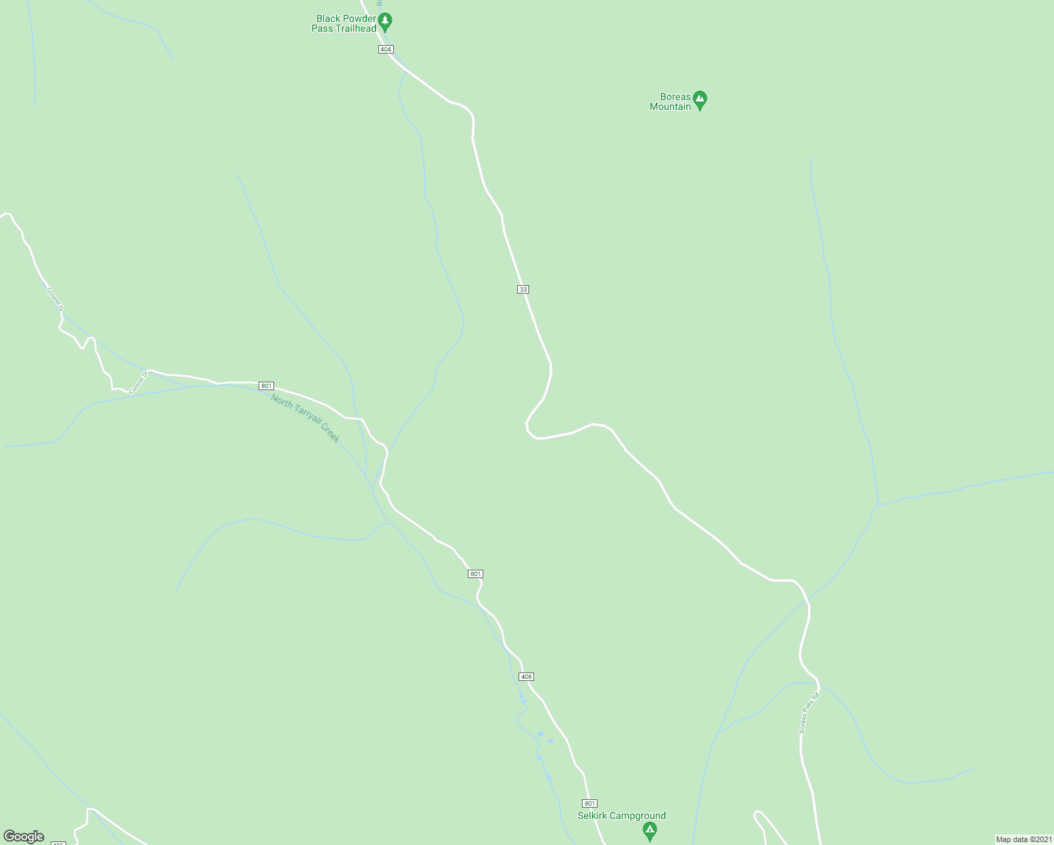 map of restaurants, bars, coffee shops, grocery stores, and more near Boreas Pass Road in Breckenridge