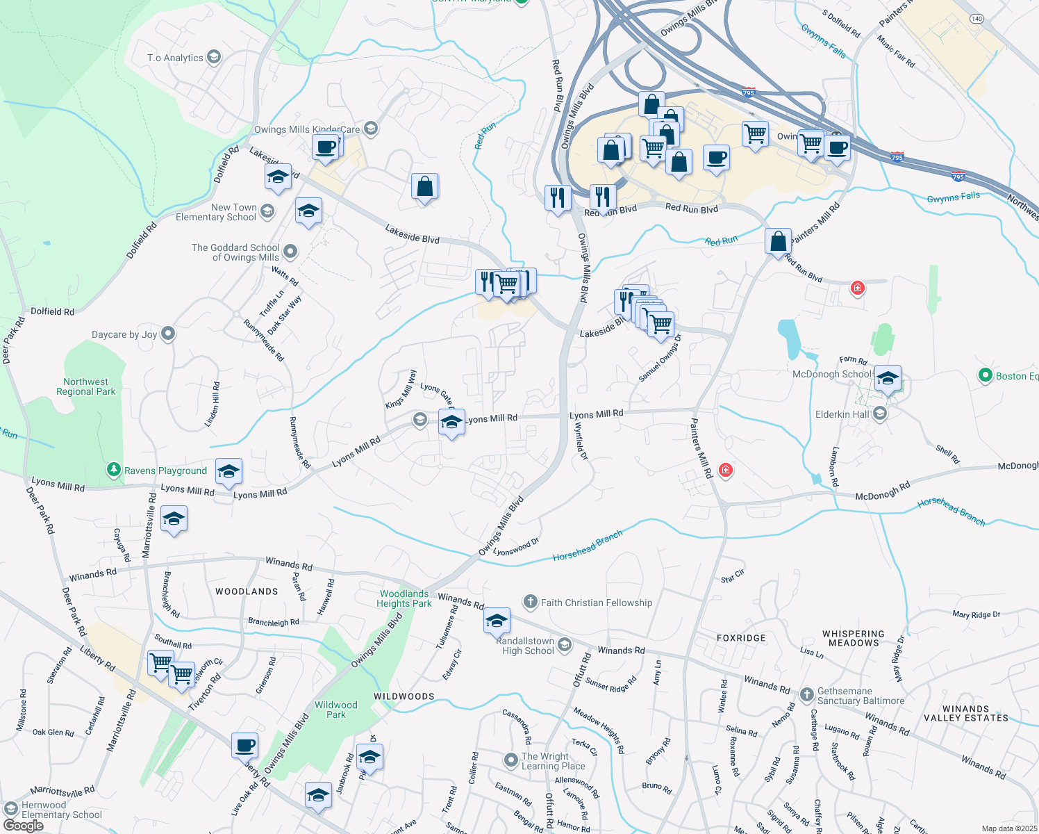 10416 Reisterstown Road, Owings Mills MD Walk Score