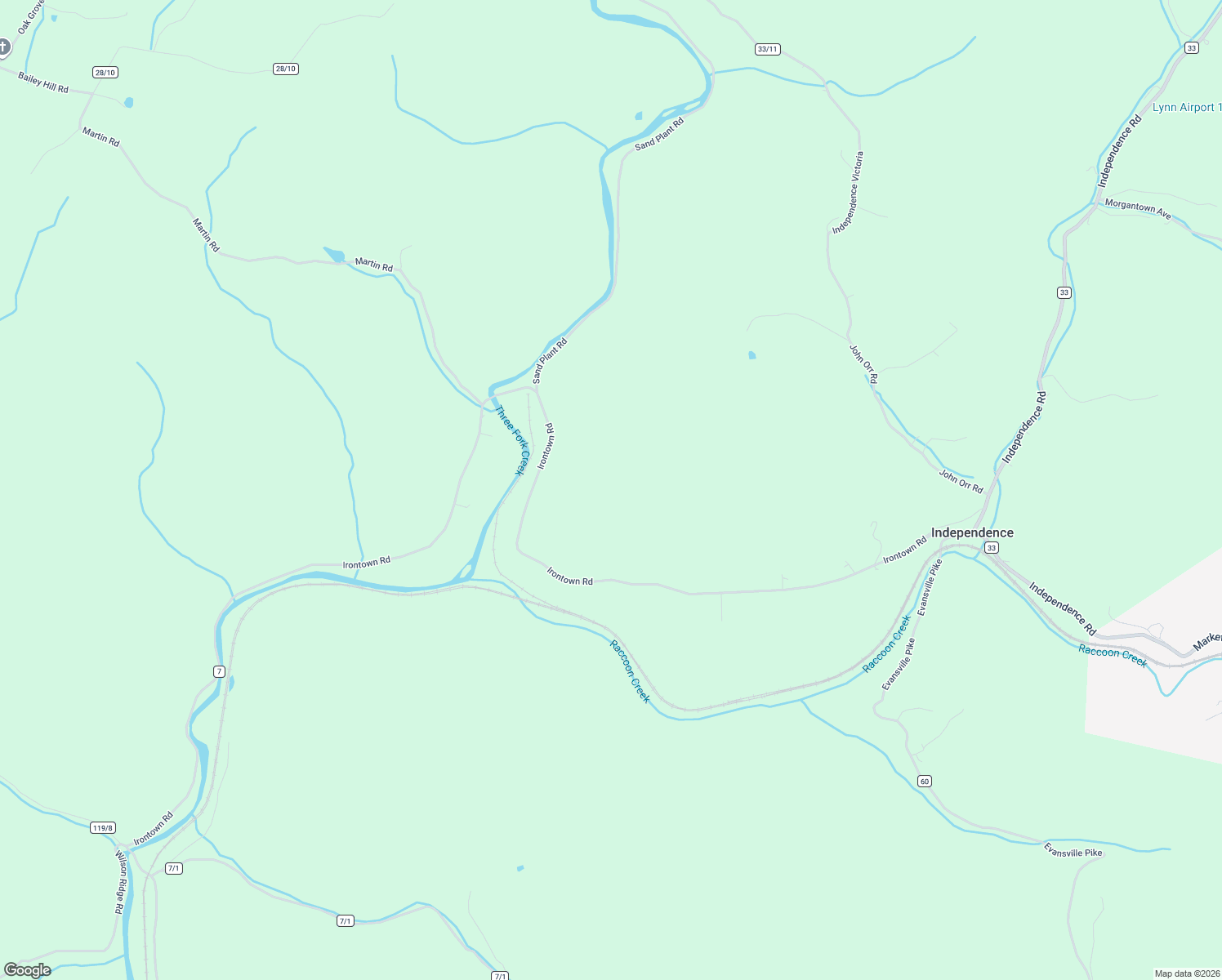 map of restaurants, bars, coffee shops, grocery stores, and more near 1688 Irontown Road in Independence