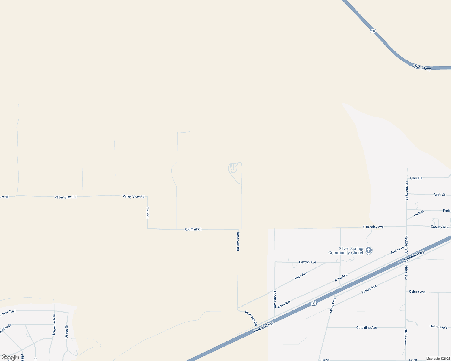 map of restaurants, bars, coffee shops, grocery stores, and more near 4375 Reservior Road in Stagecoach