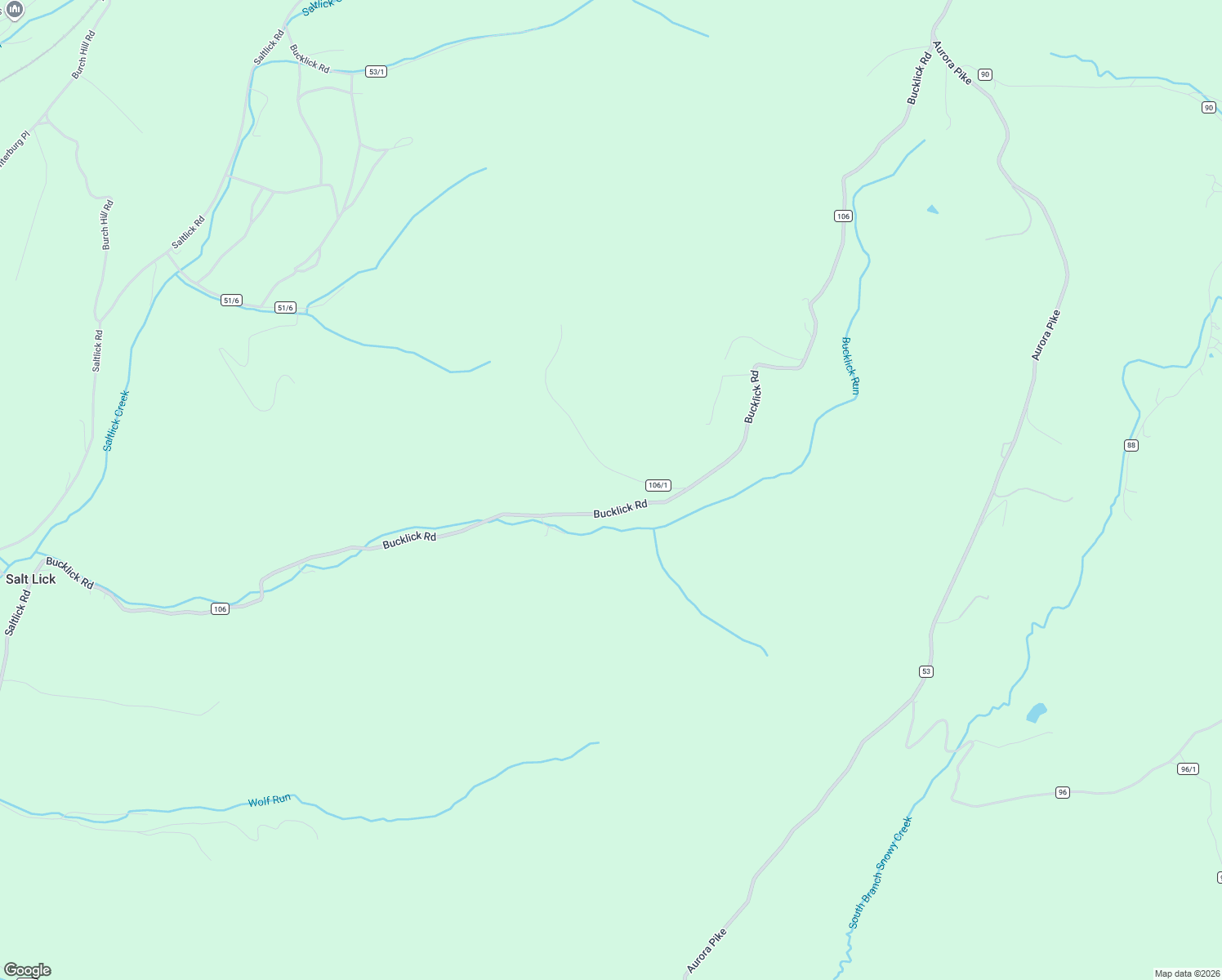 map of restaurants, bars, coffee shops, grocery stores, and more near 824 Accident Road in Eglon